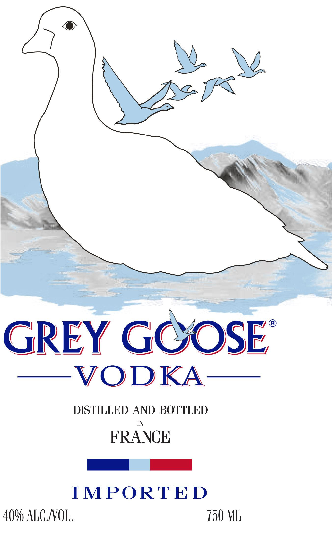 grey goose bottle label