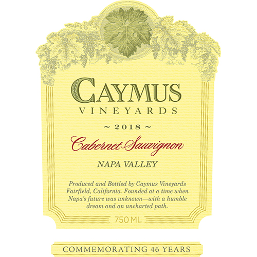 Caymus Napa Valley Cabernet Sauvignon 2018 | Wine.com