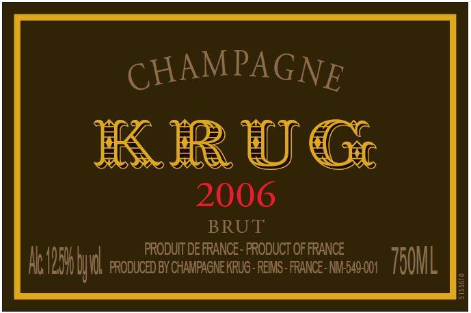 Krug Brut 2006 | Wine.com Krug Brut 2006 | Wine.com