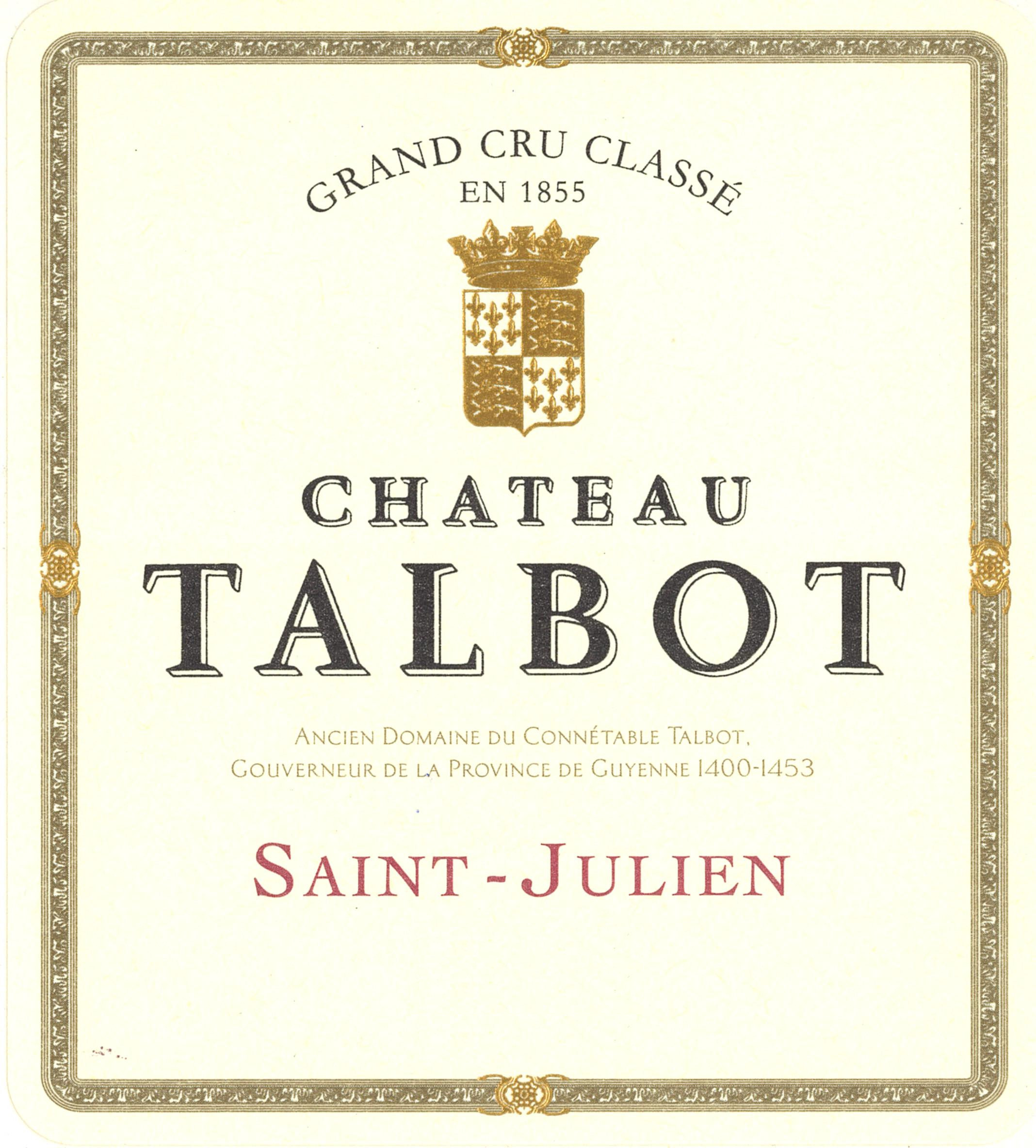 Chateau Talbot 2018 | Wine.com