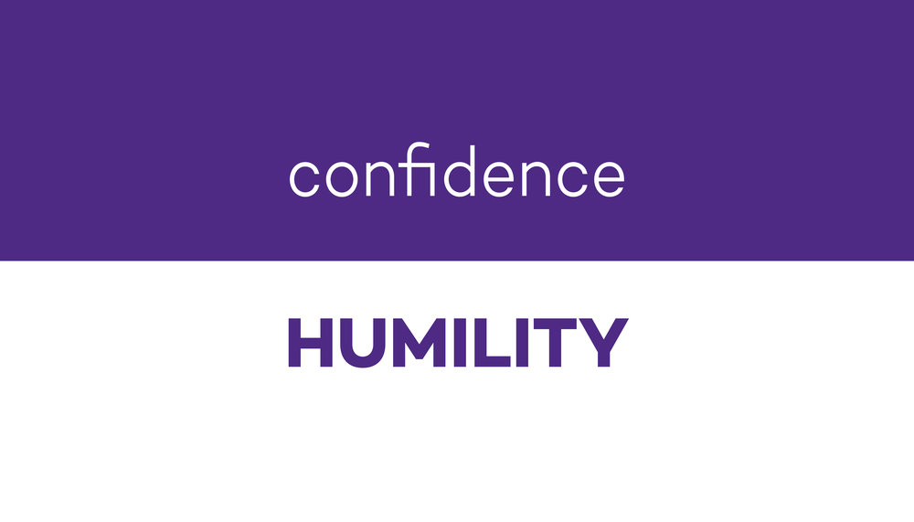 Humility Vs Confidence