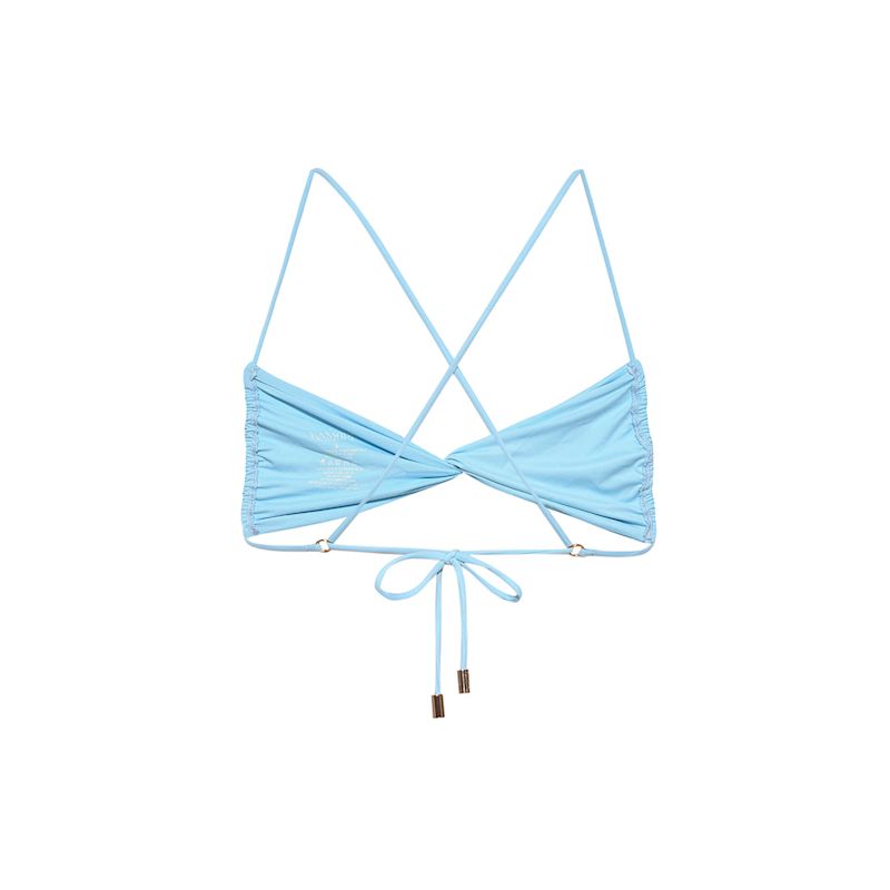 Icey Twist Bandeau Bikini Kamari Swim Wolf Badger