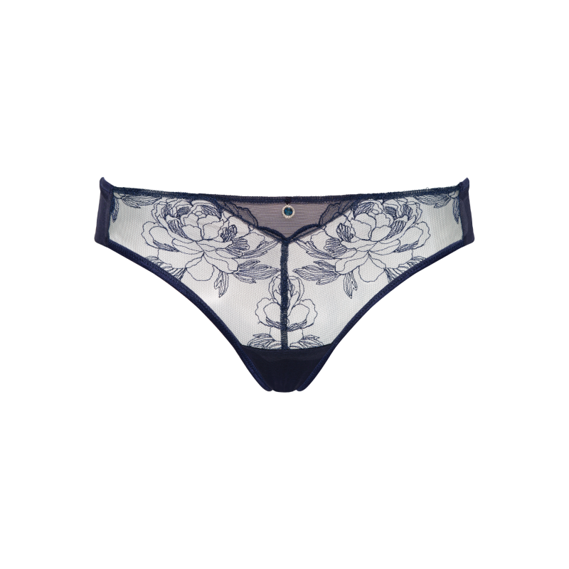Coco Heart Thong BonBon Lingerie Wolf Badger