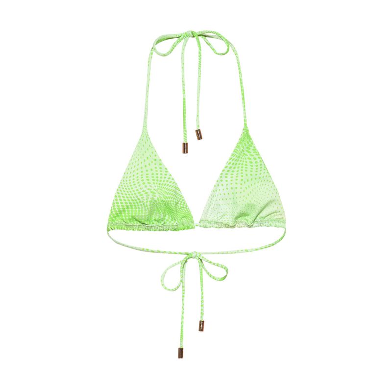 Clover Triangle Bikini Top Kamari Swim Wolf Badger