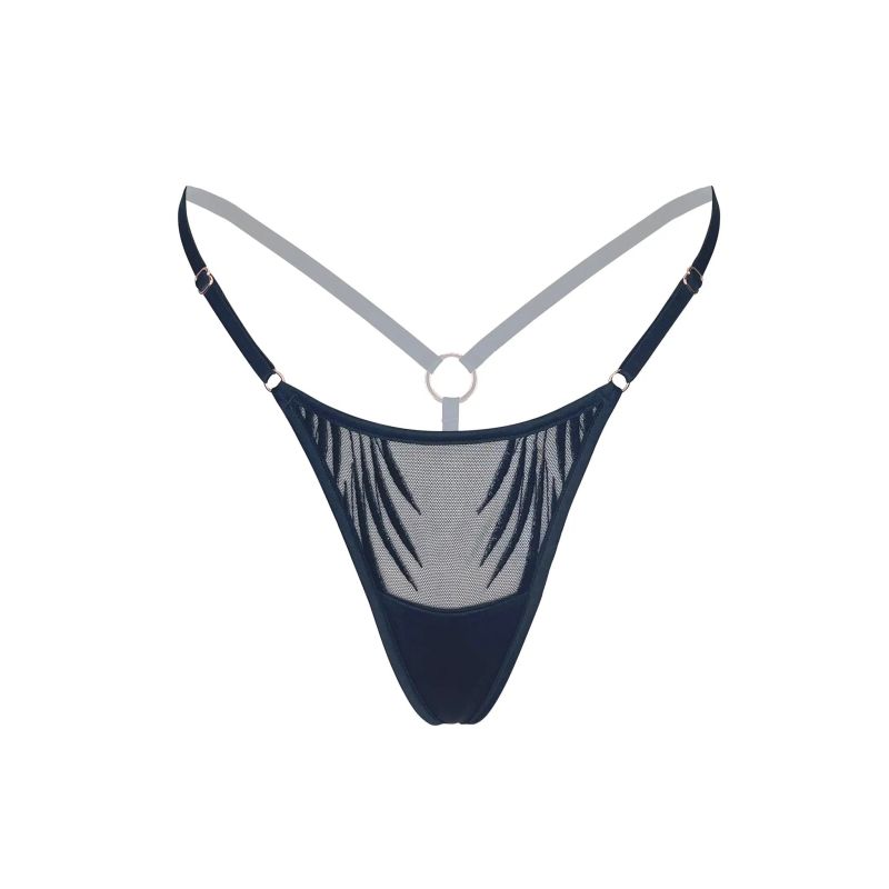 Ether Micro G Thong Black Monique Morin Lingerie Wolf Badger