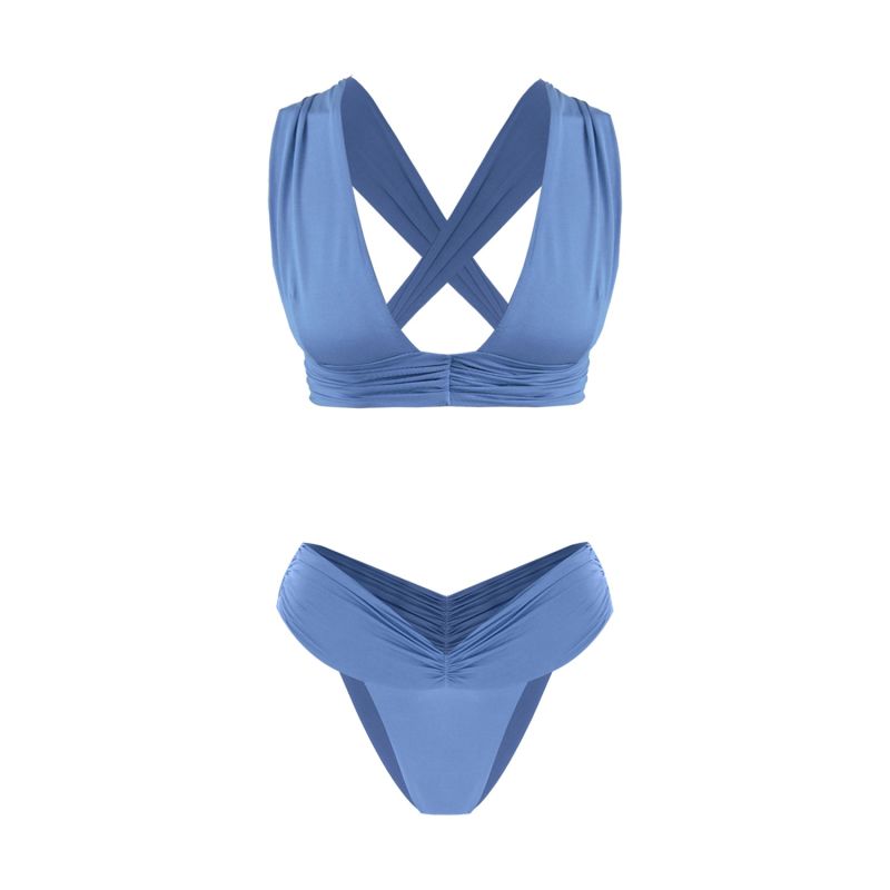 Jam Wide Banded Bikini Movom Wolf Badger