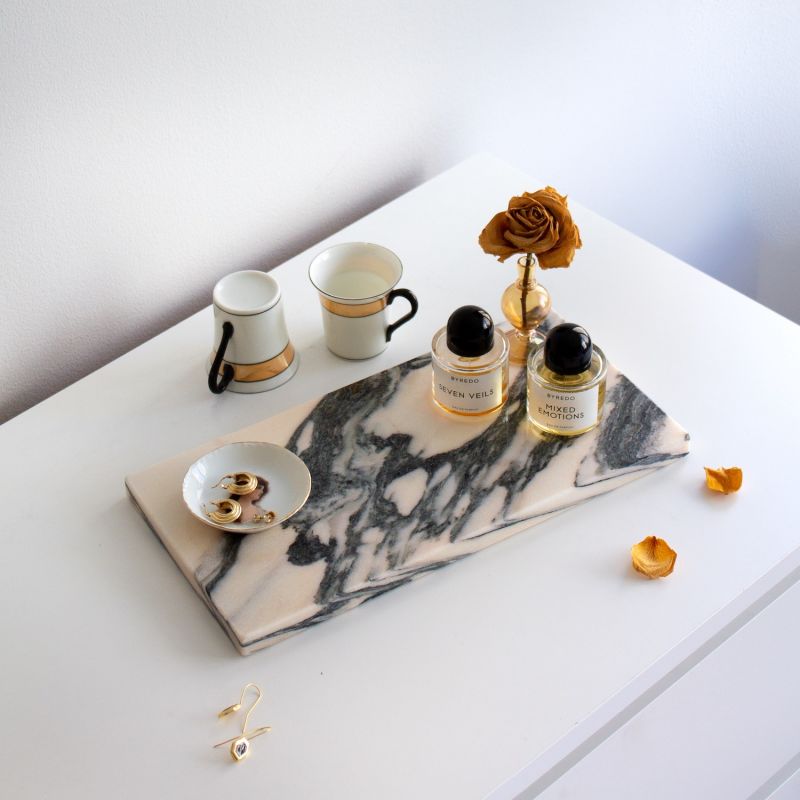La Nuit Nude Marble Vanity Tray The Parmatile Shop Wolf Badger