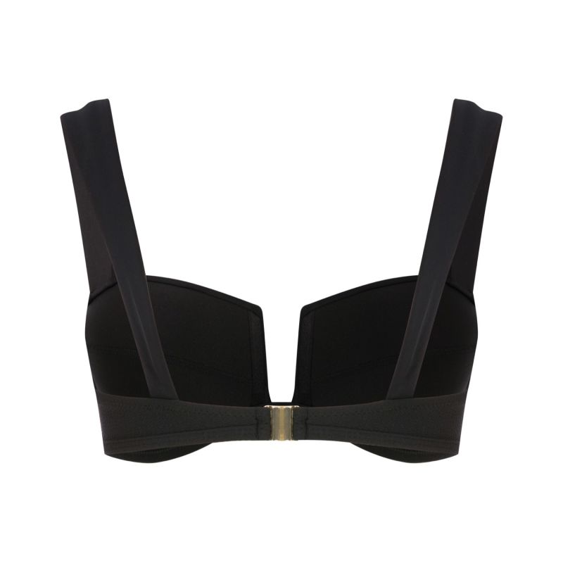 Luna Bikini Top Black House Of Silk Wolf Badger