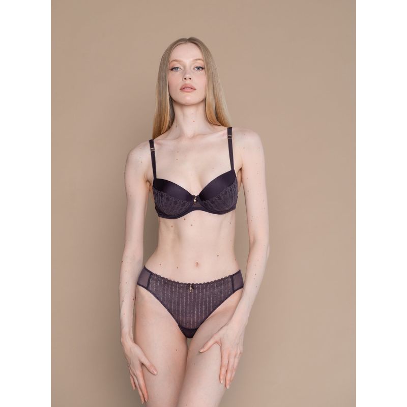 Harmony Push Up Bra Bonbon Lingerie Wolf Badger