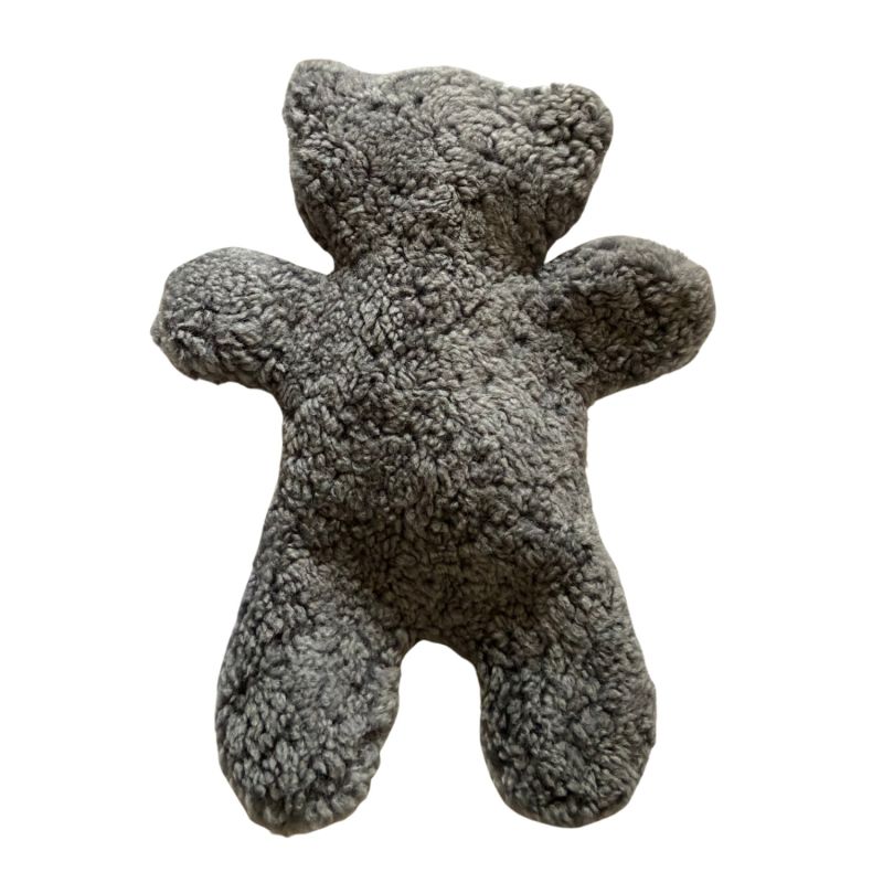 Sheepskin Hot Water Bottle Cover Flat Eric Swedish Silvergrey Owen Barry Wolf Badger