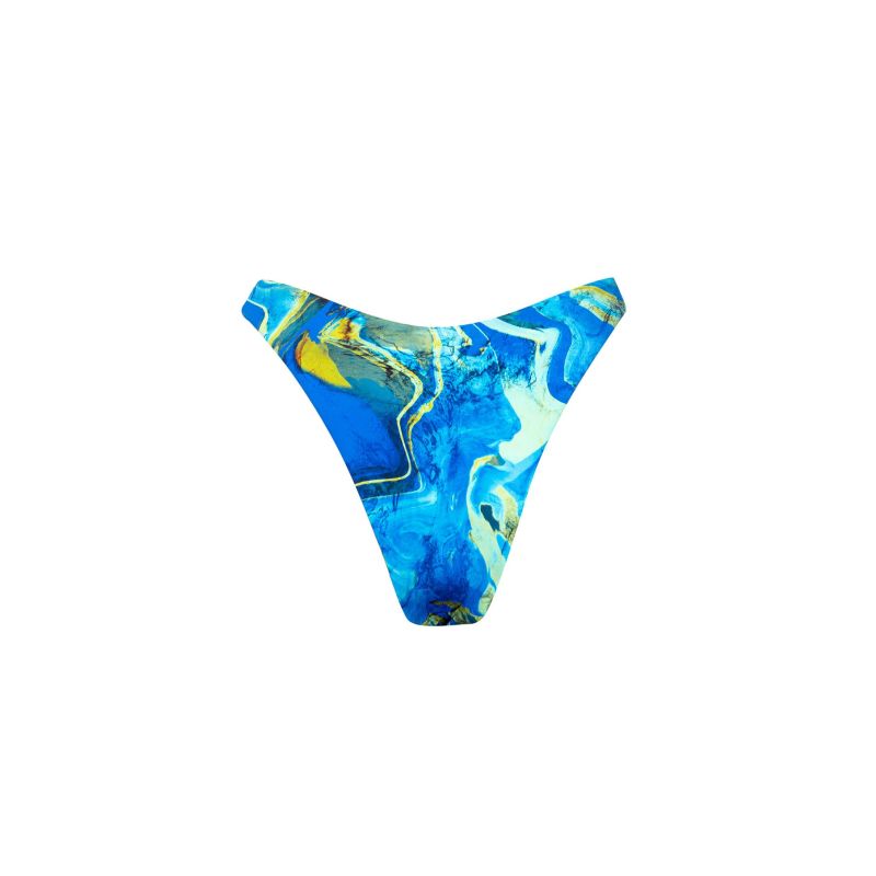 Skye Cheeky Bikini Bottom Kamari Swim LLC Wolf Badger