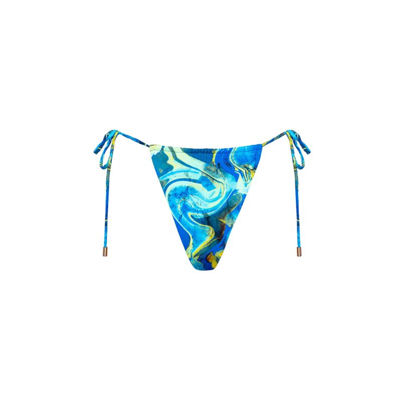 Skye String Tie Bikini Bottom Kamari Swim Wolf Badger