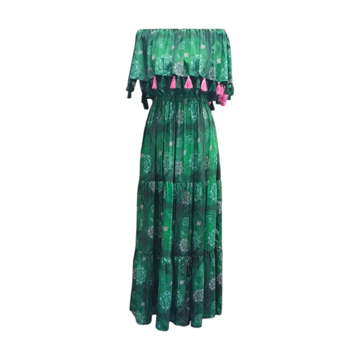 Women’s Green Shanti Silk Dress - Anahata Small Dijo Clothing