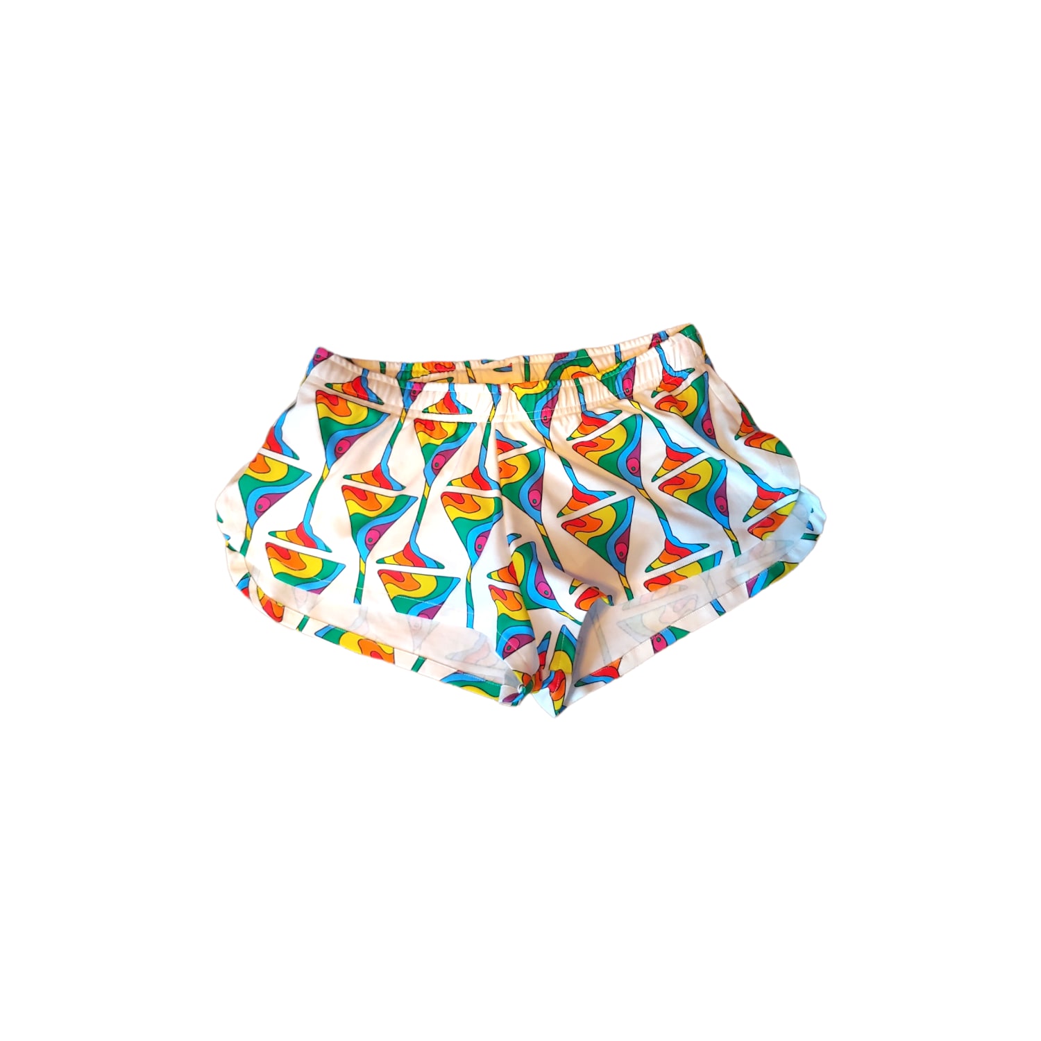 Women’s Martini Rainbow Tiny Pants Large Julia Clancey