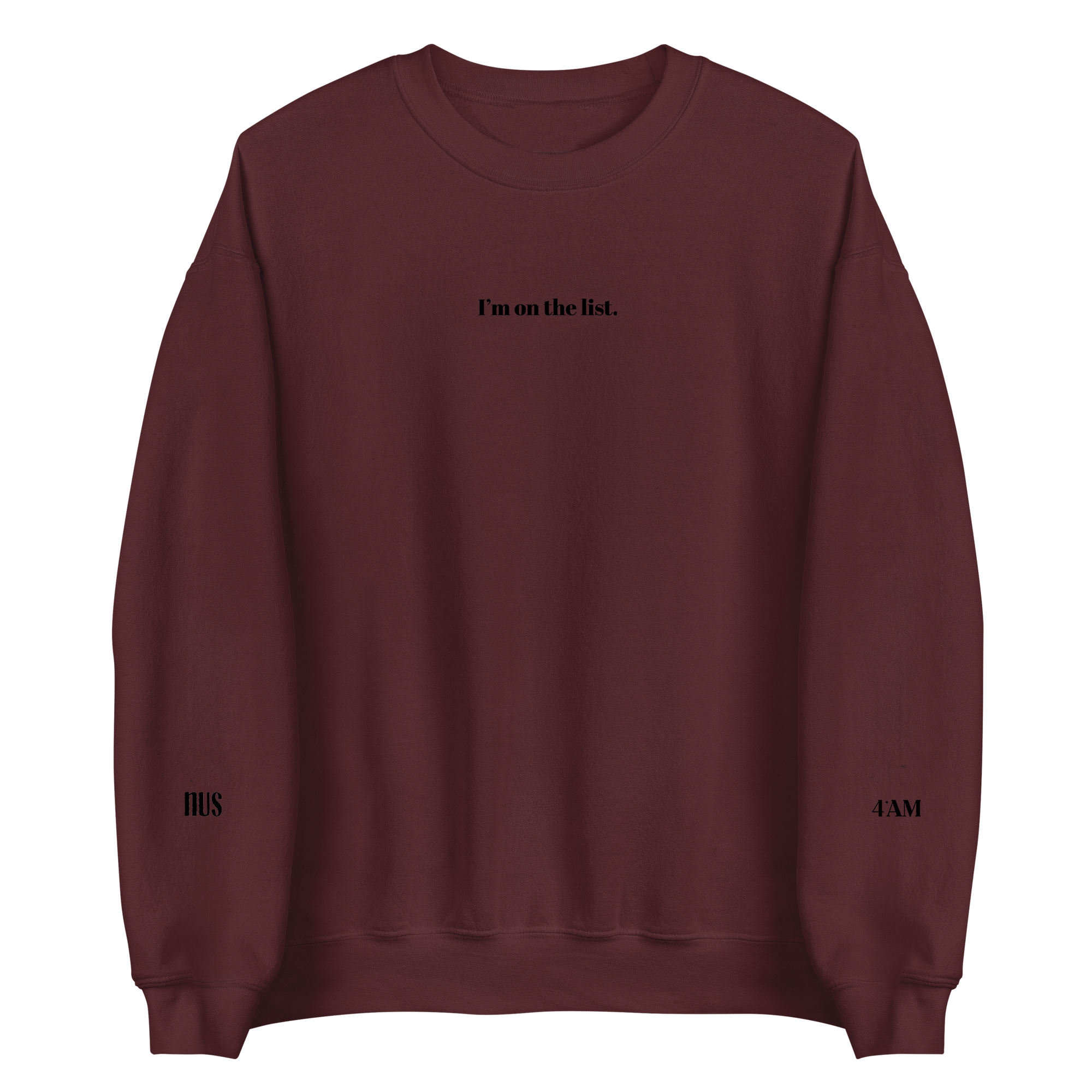 Women’s On The List Sweatshirt - Red XXL Nus