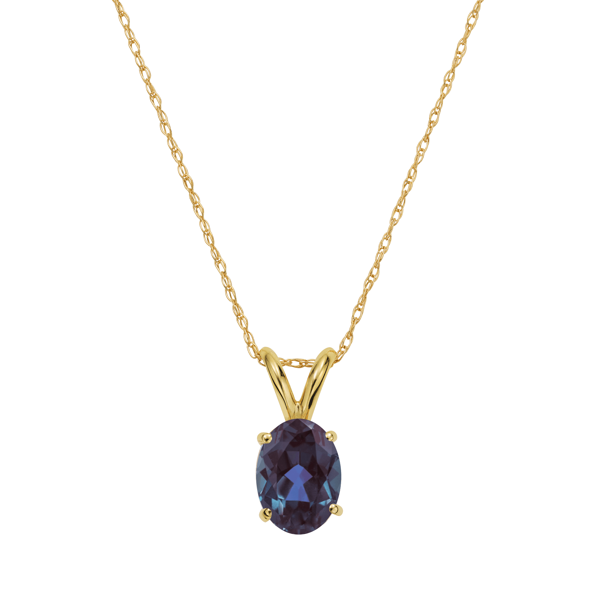 Women’s Solid Gold Alexandrite Forever Pendant La Kaiser