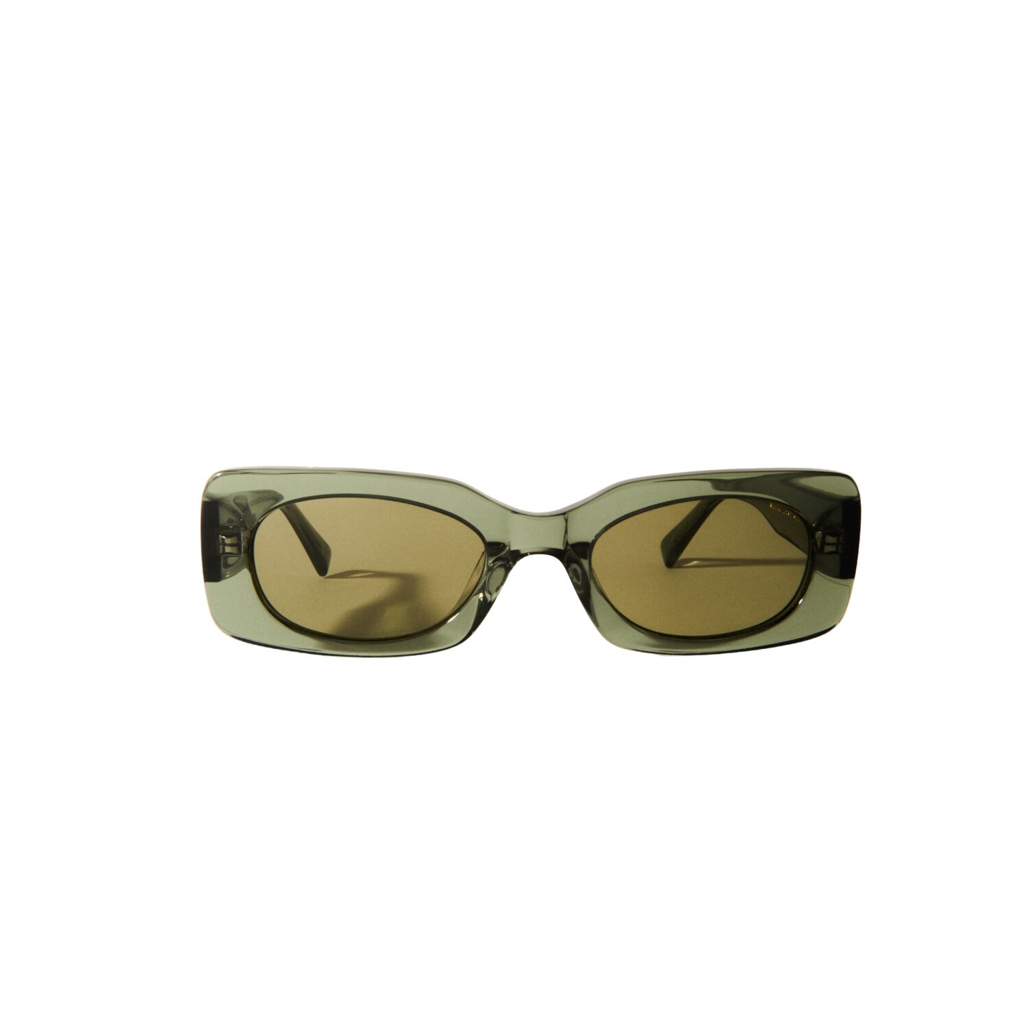 Women’s Verde Palma Green Sunglasses One Size Wolfspout