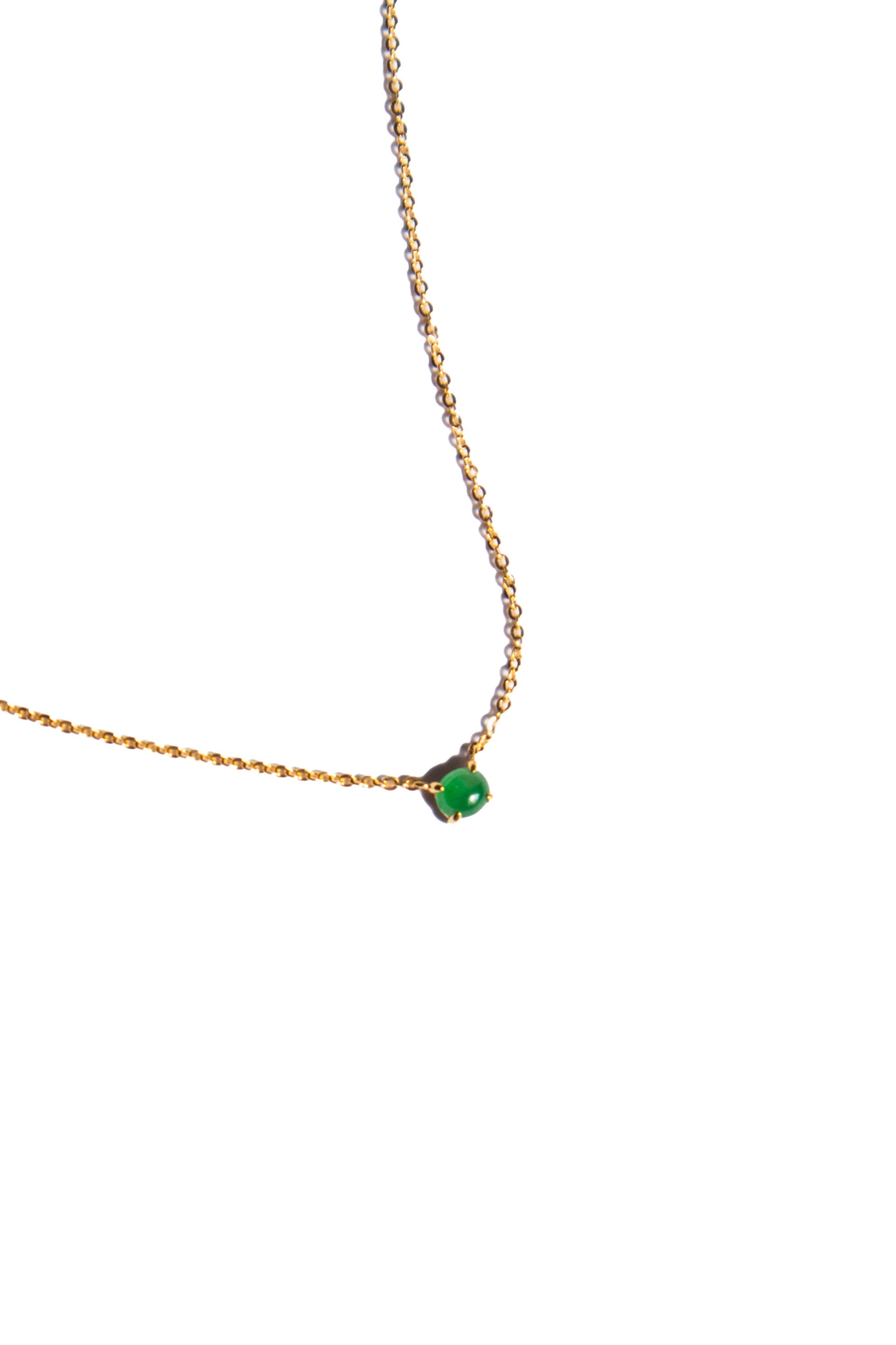 Women’s Seree Atelier Mila Imperial Green Jade Necklace