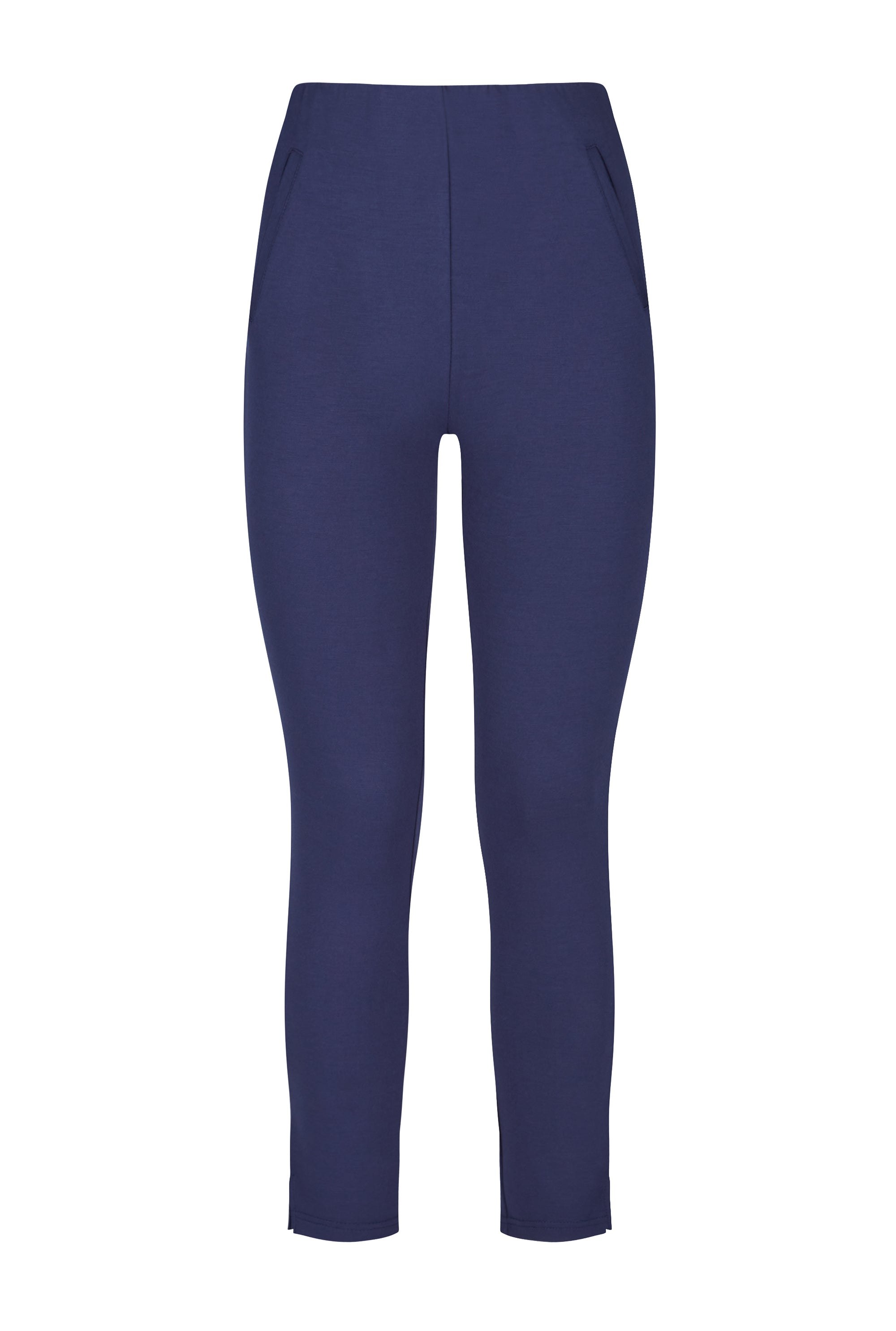 Women’s Split Hem Trousers - Blue Extra Small James Lakeland