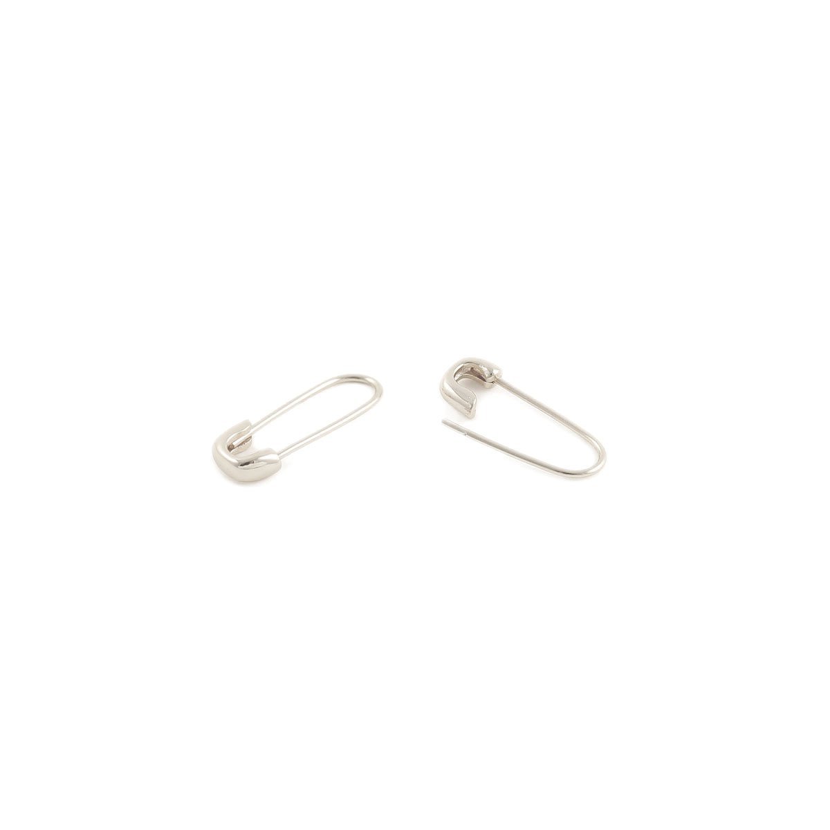 Women’s Safety Pin Earrings Sterling Silver Kris Nations