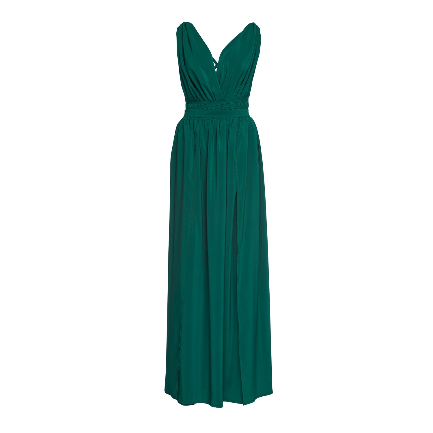 Women’s Cara Maxi Dress Emerald Green Extra Small Nana’s