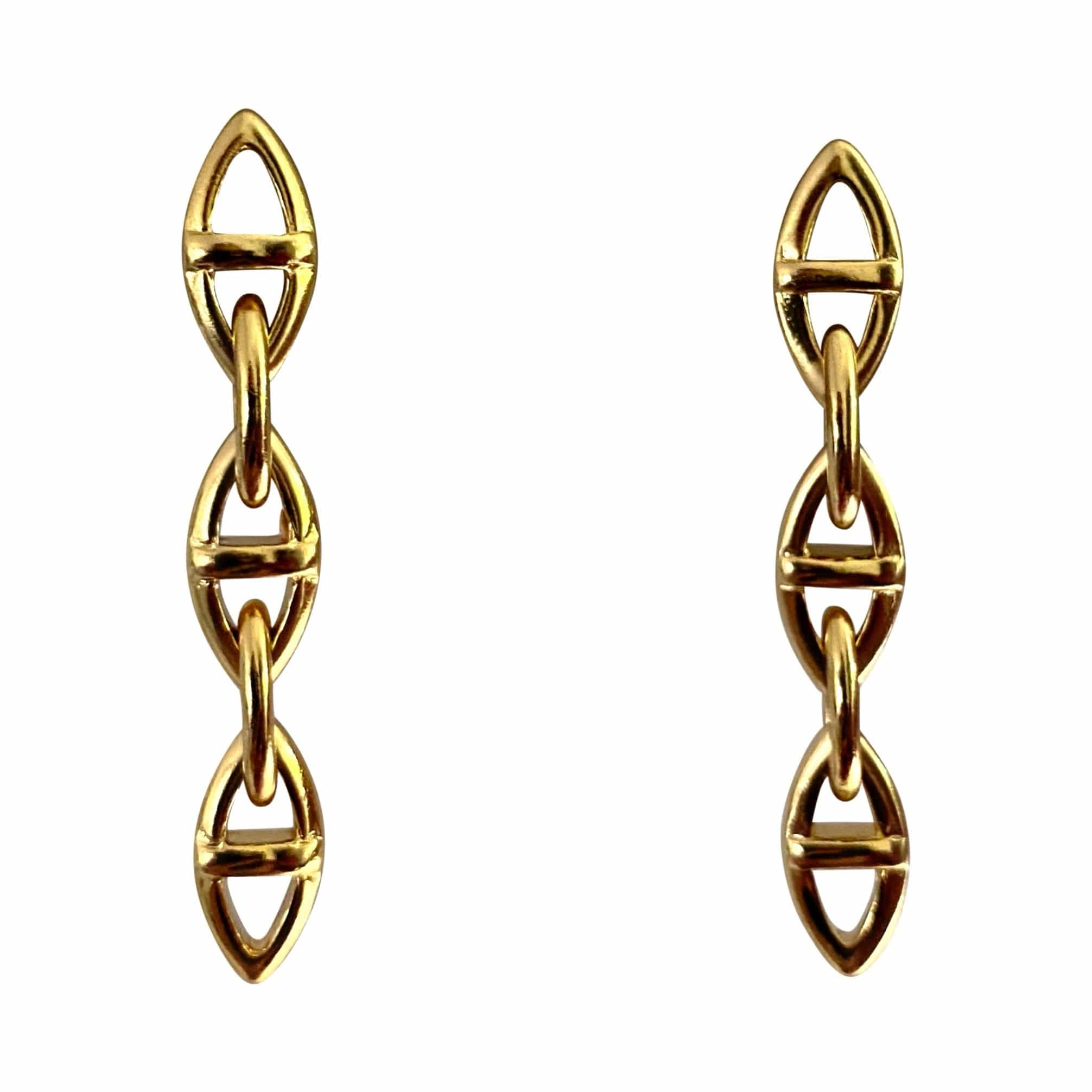 Women’s Gold Isis Earrings In Cauda Venenum