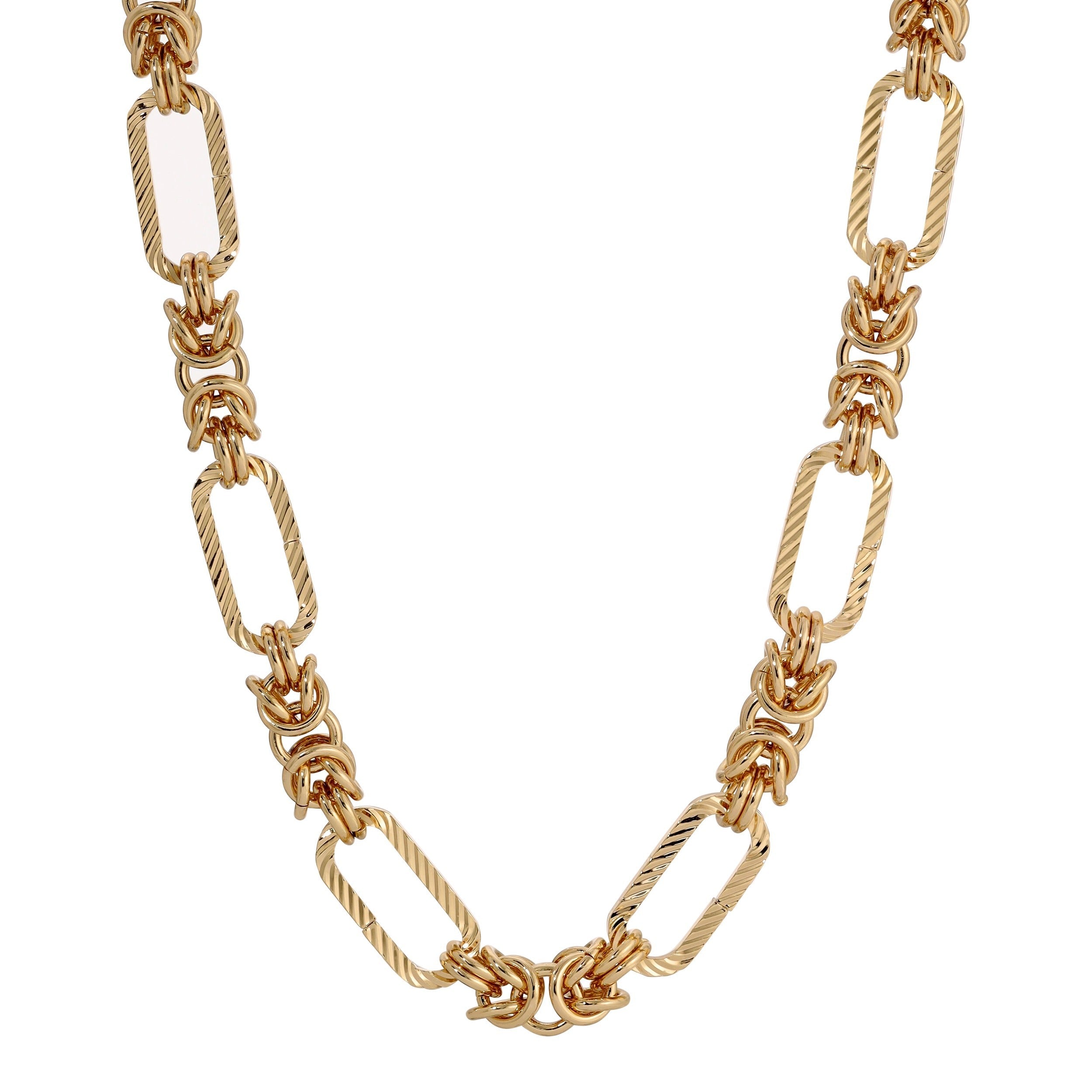 Women’s Gold Rosa Chain Necklace Leeada Jewelry
