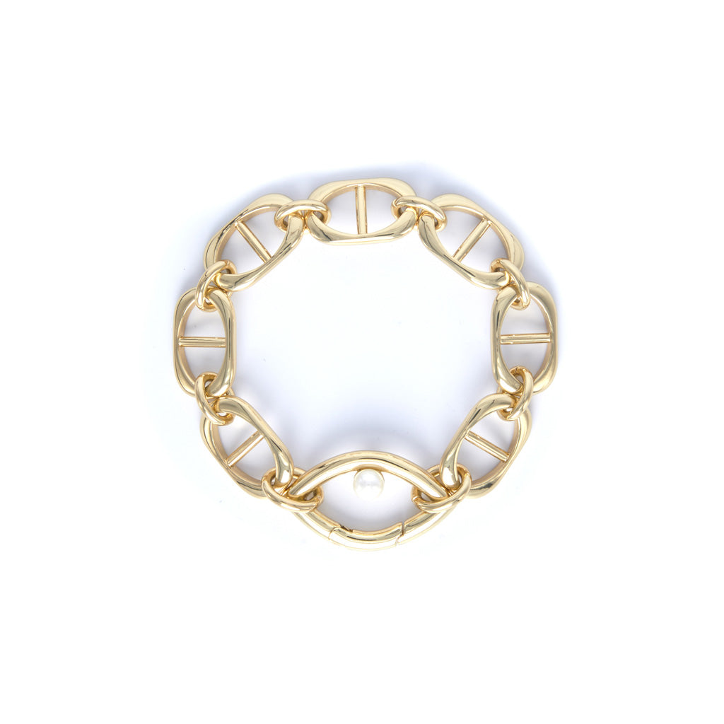 Women’s Eye Opener Capsule Link Bracelet - Gold- Gold Capsule Eleven