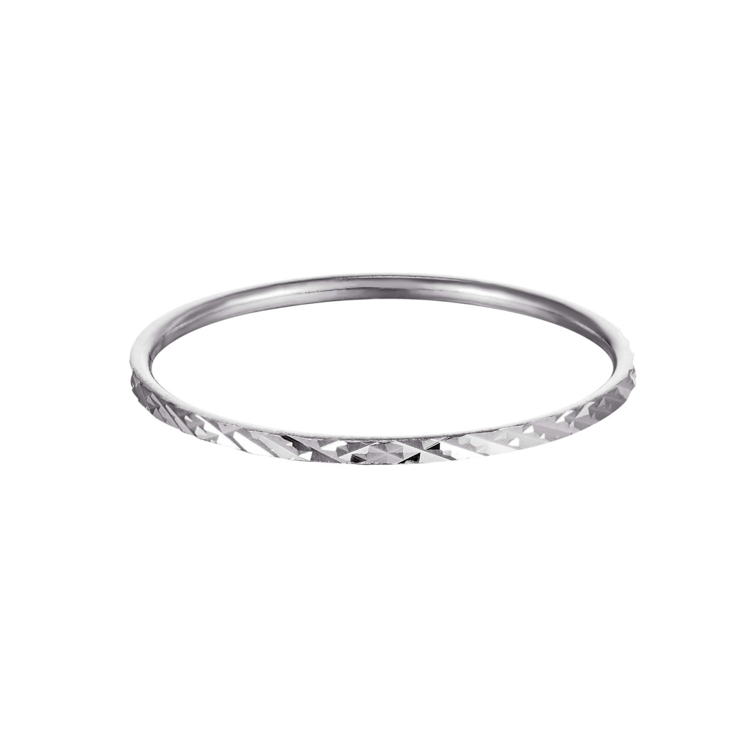 Women’s Ecoated Sterling Silver Geometric Patterned Stacking Ring Seol + Gold