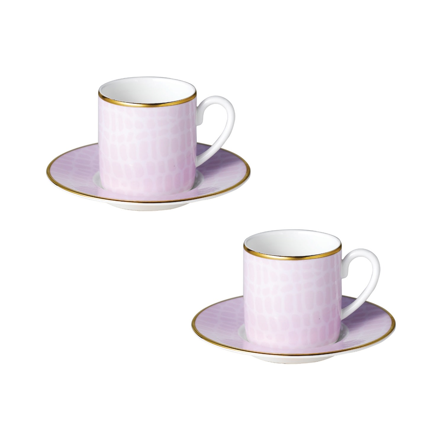 Layla - Set Of Two Espresso Cups & Saucers Twig New York