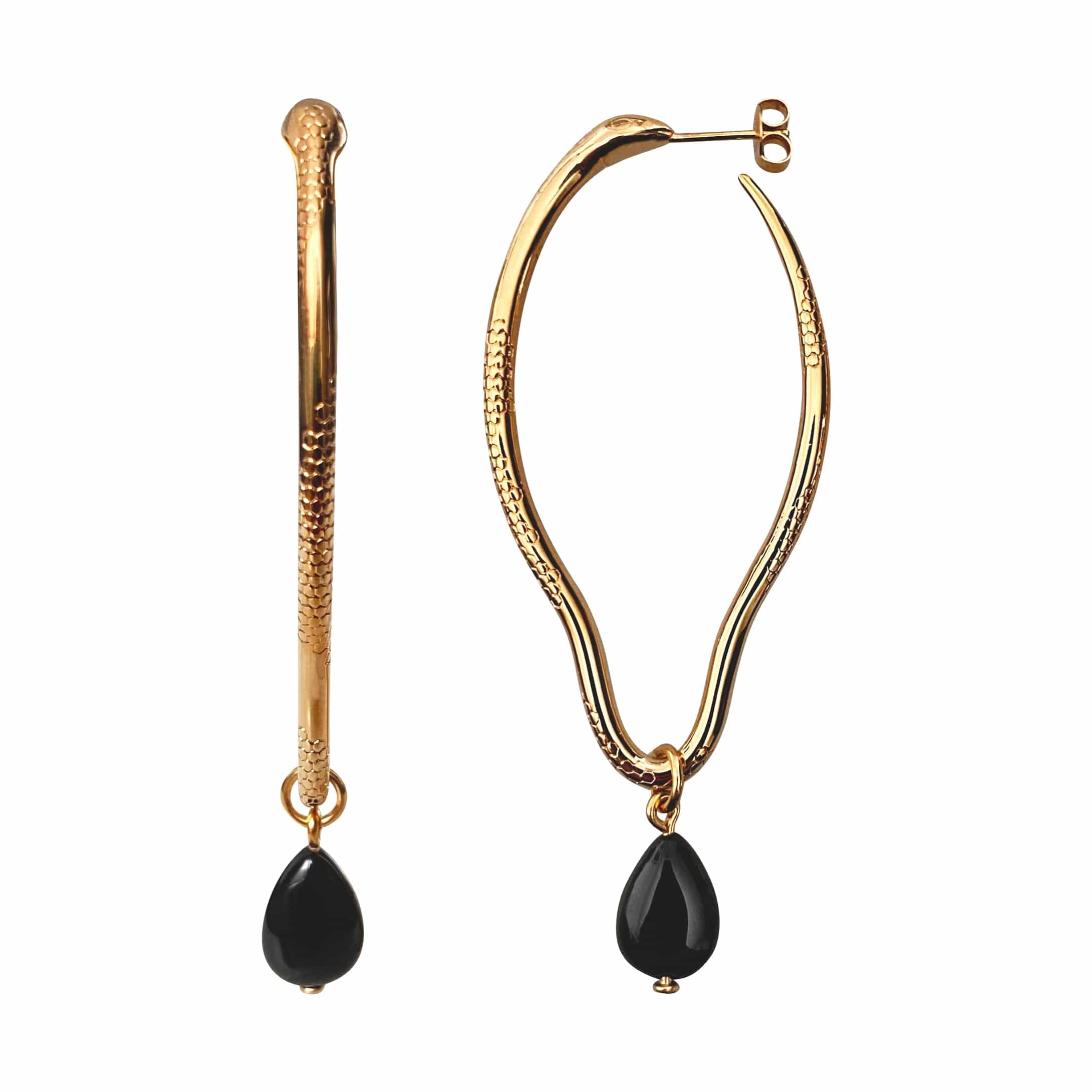 Women’s Gold Aeterna Earrings In Cauda Venenum