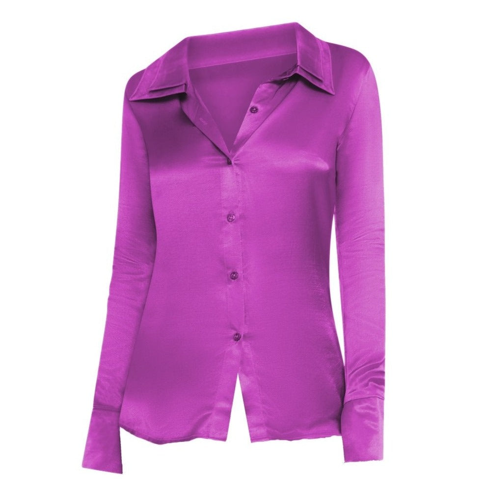 Women’s Pink / Purple Ria Blouse In Plum Extra Small Sincerely Ria