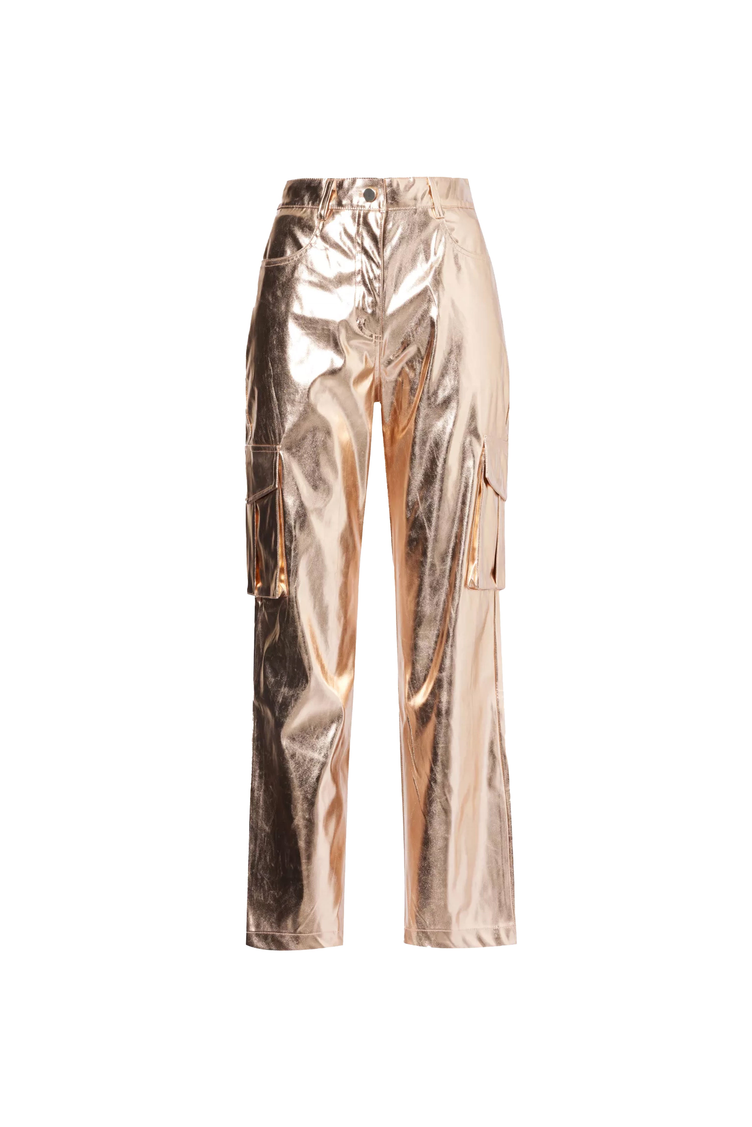 Women’s Lupe Combat Rose Gold Trousers Medium Amy Lynn