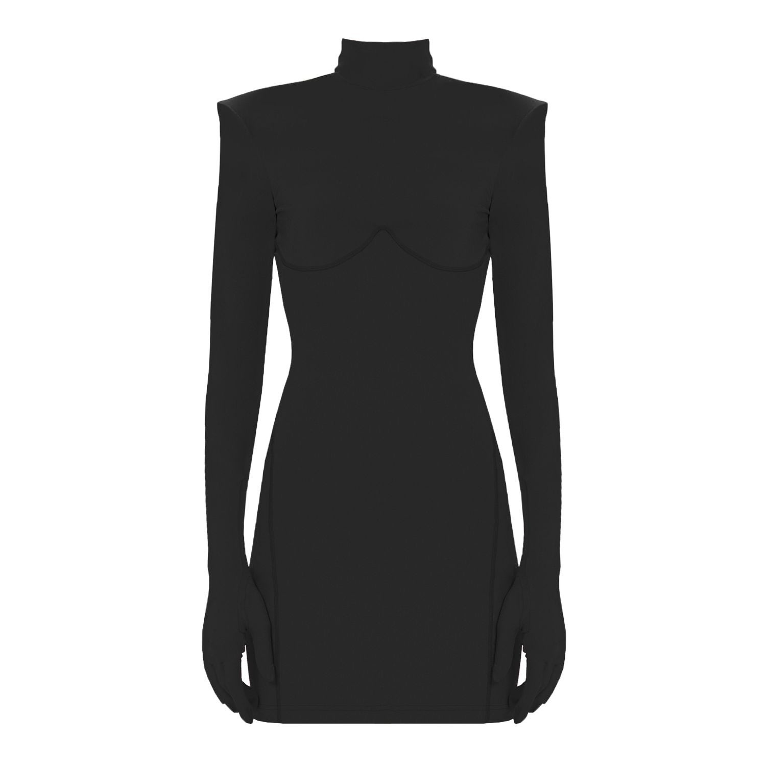 Women’s Dress Mini After Party Pads Black M/L Monosuit