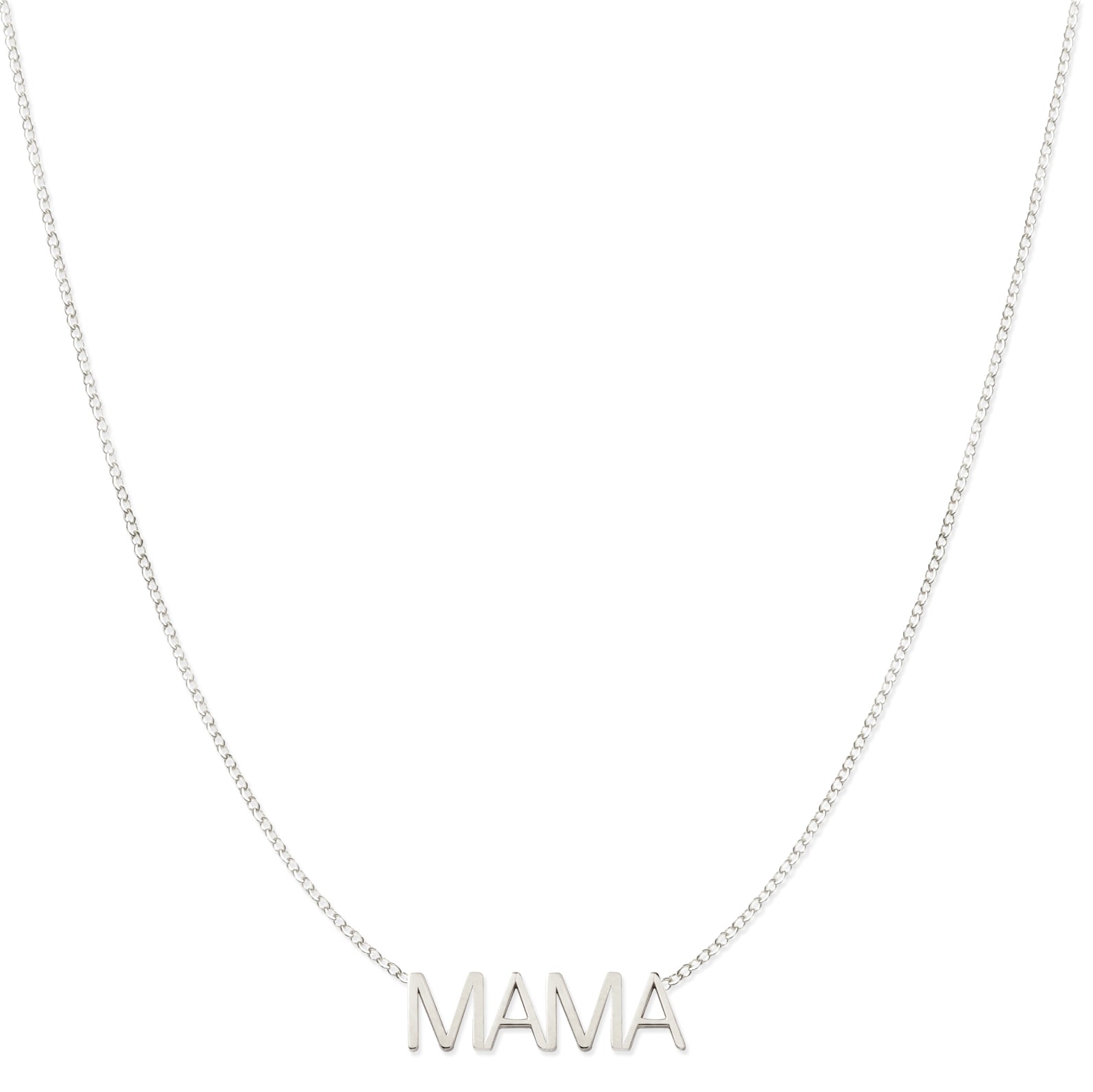 Women’s Mama Necklace - White Gold Maya Brenner