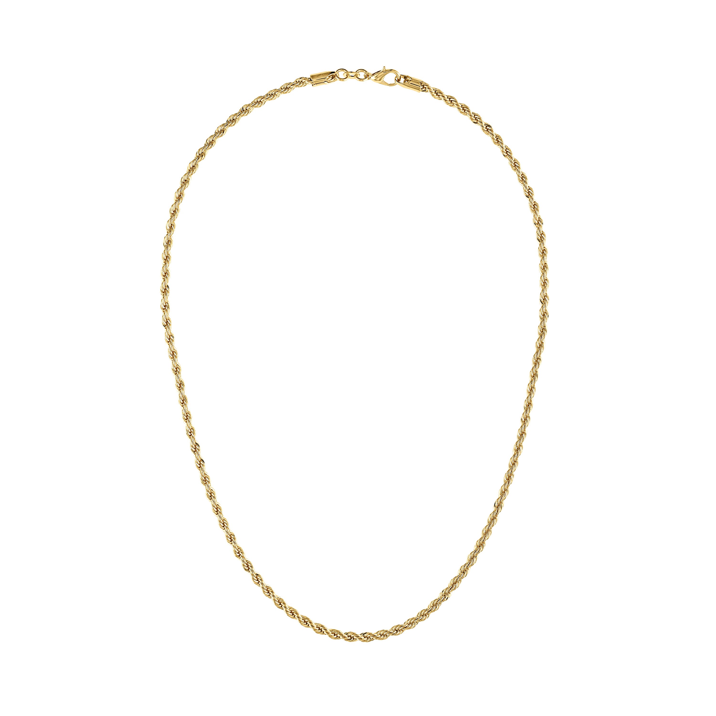 Women’s Grande Venice 18K Gold Filled Rope Necklace Olivia Le