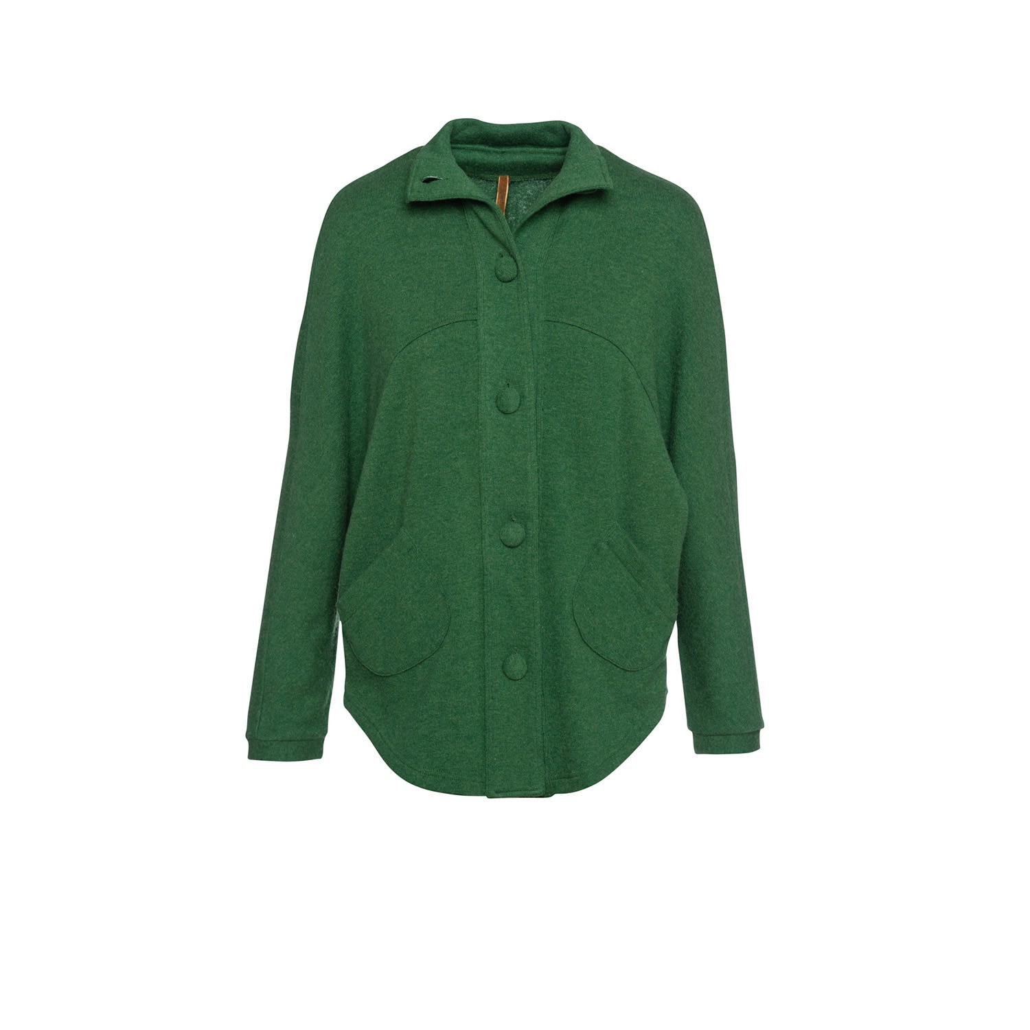 Women’s Raglan Sleeve Jacket In Green Small Conquista