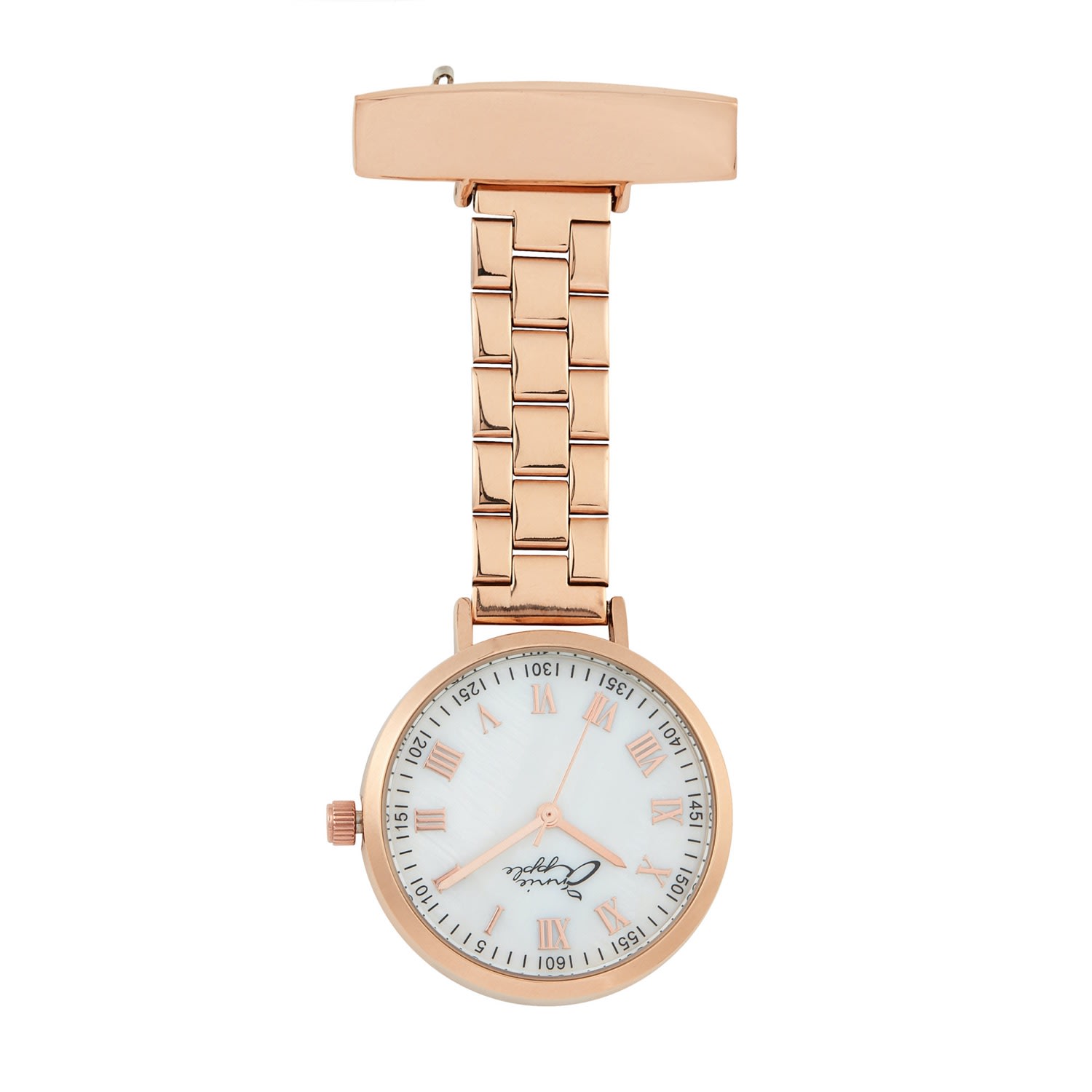 Women’s Rose Gold Annie Apple Meraki Mother Of Pearl/Rose Link 35 Bermuda Watch Company