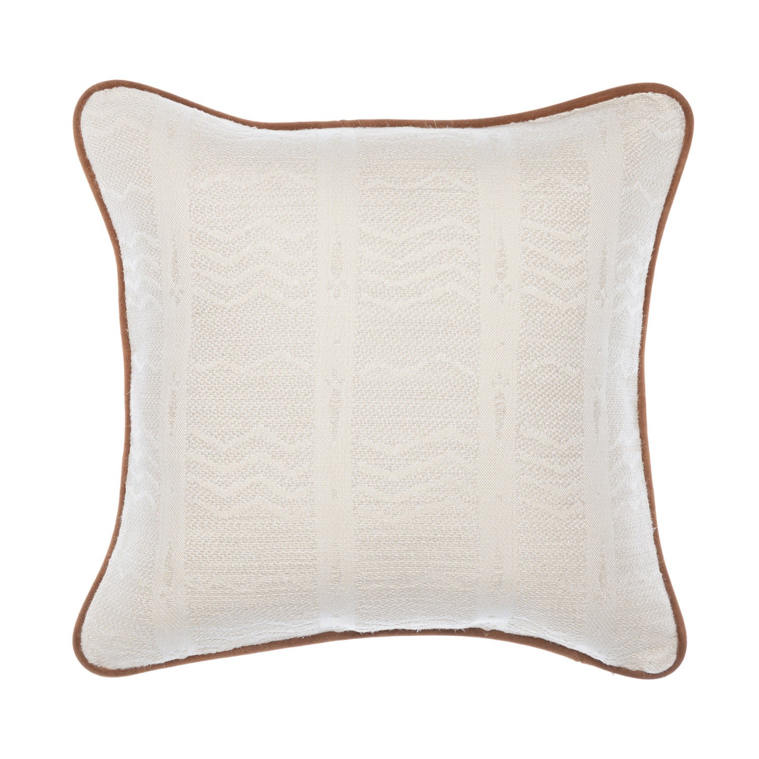 White Lake Jacquard Square Cushion By Mindthegap