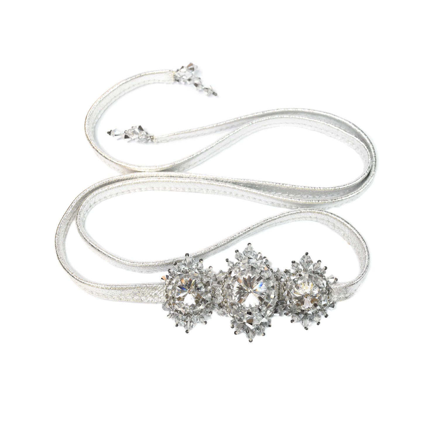 Women’s Chloe Wrap Bracelet Triple Silver Eleve Jewels