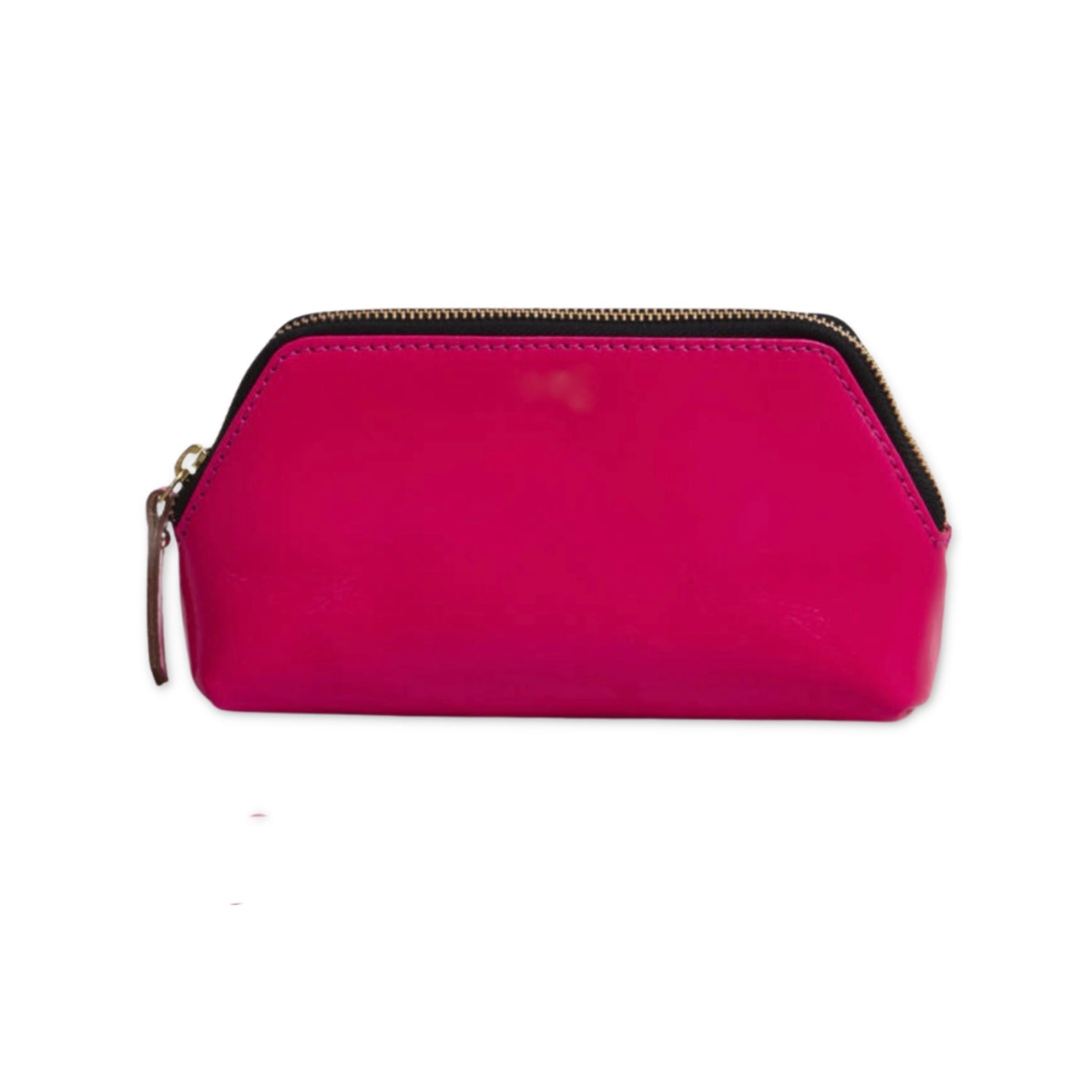 Women’s Pink / Purple Leather Make Up Bag-Bright Pink Vida Vida