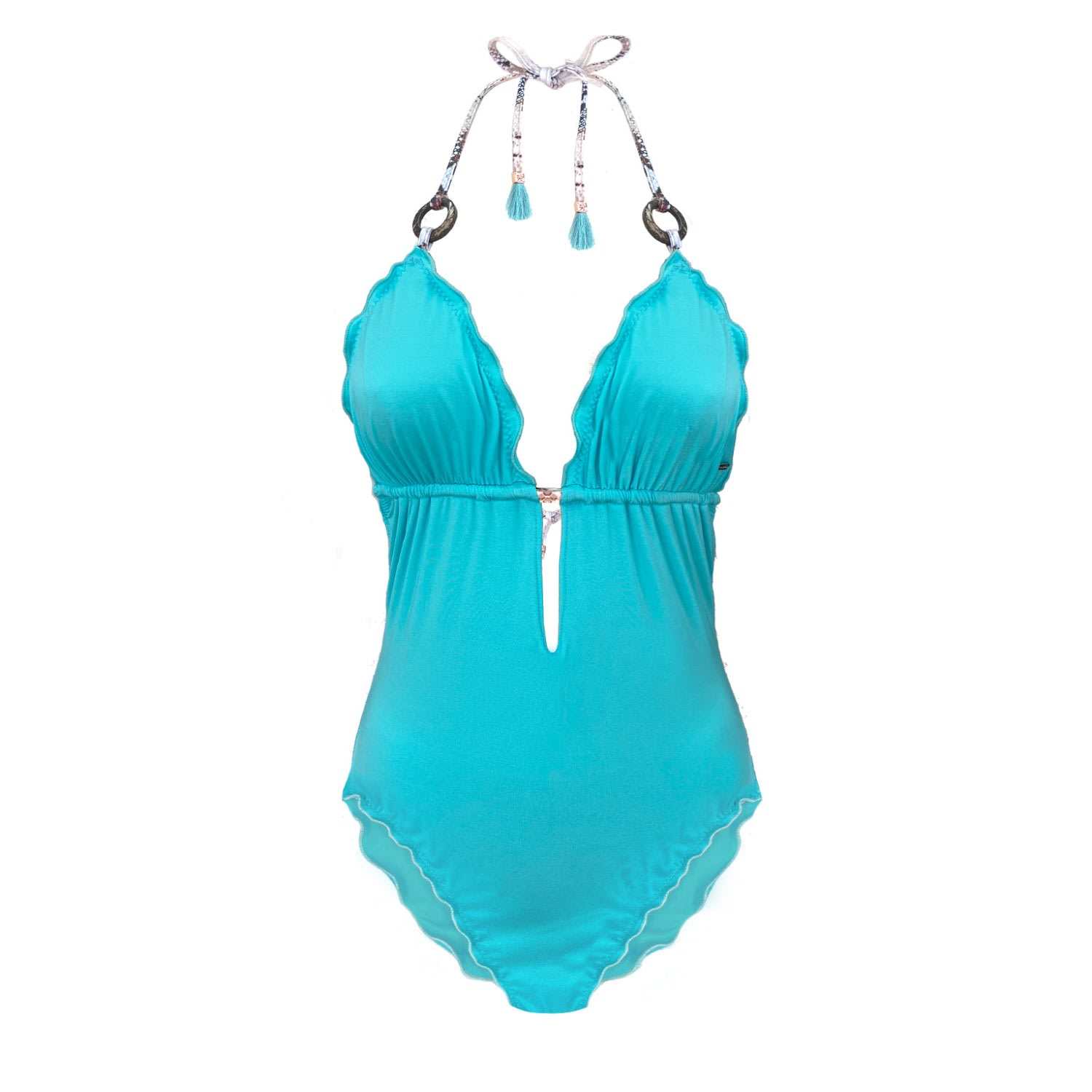 Women’s Aqua Blue Eco One-Piece Swimsuit Anita Small Elin Ritter Ibiza