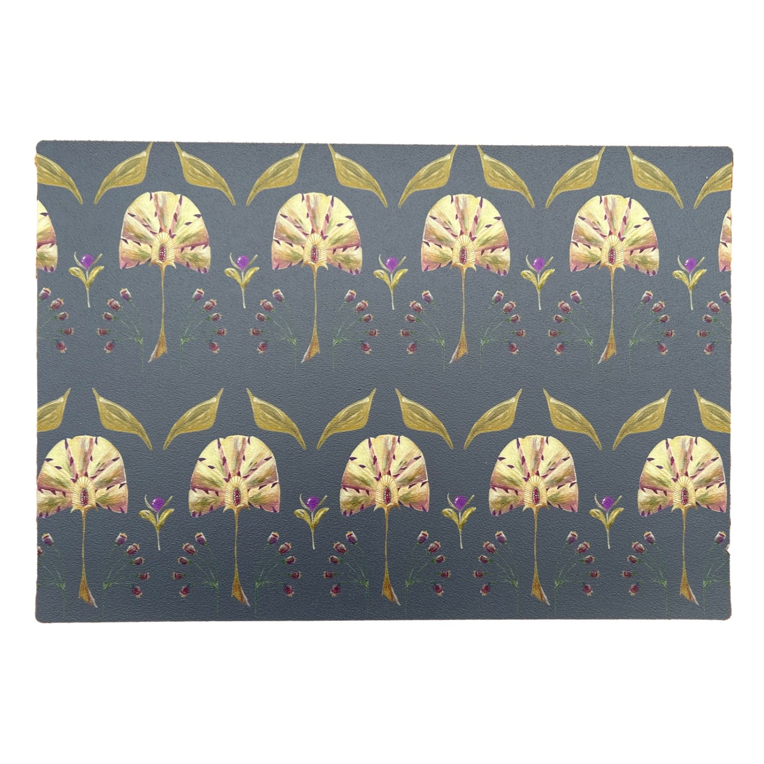 Placemat Jaipur Flowers Blue Ste Of Two Catchii