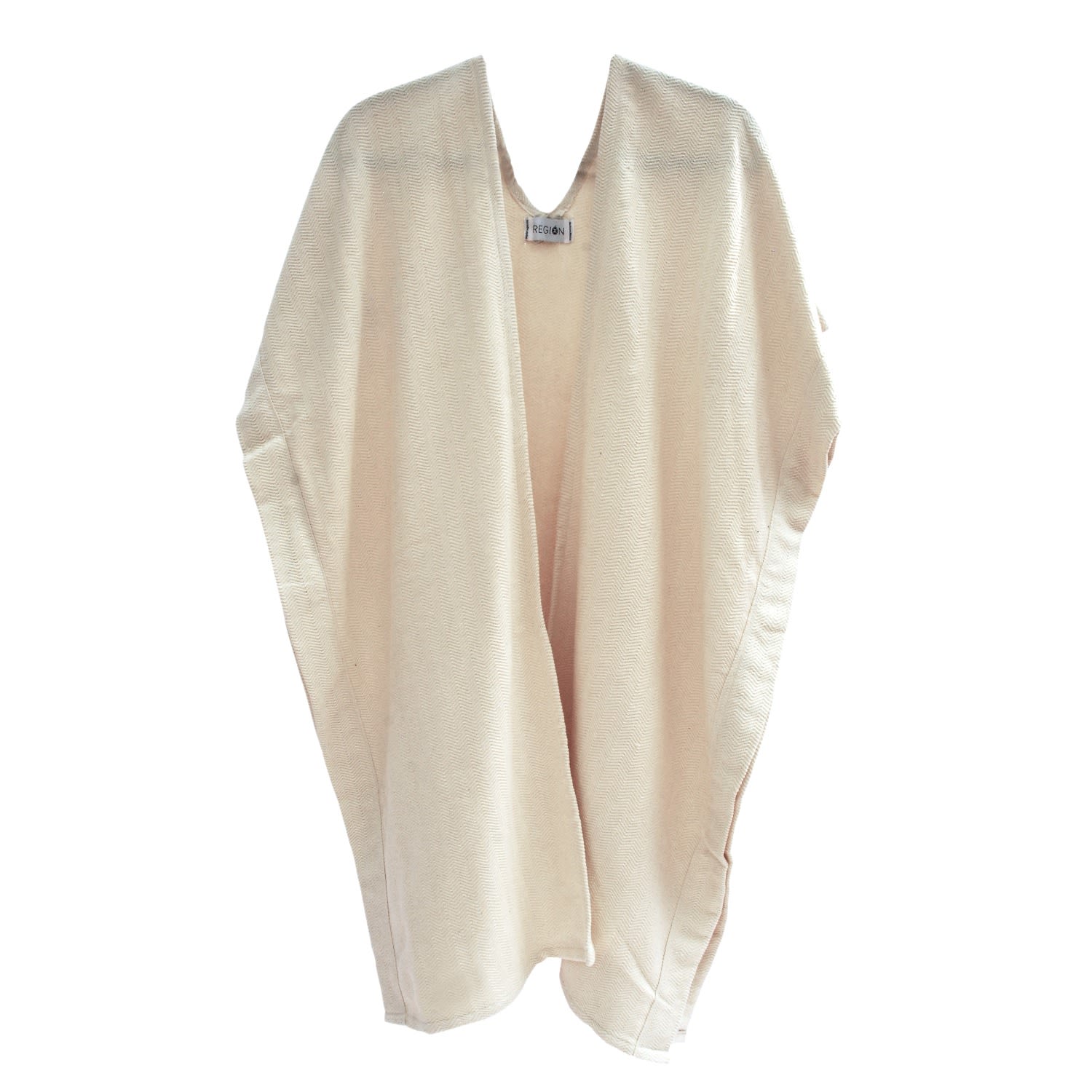 Women’s Neutrals Long White Cream Cape One Size Regin Impulso