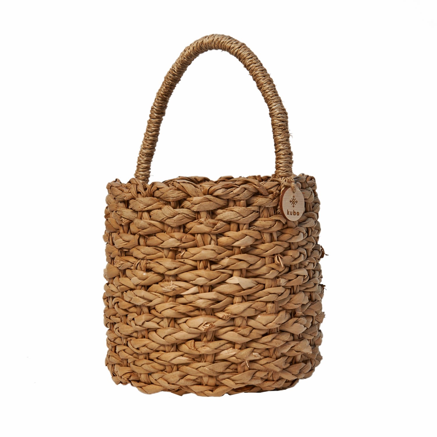 Brown Mini Woven Seagrass Basket Kubo