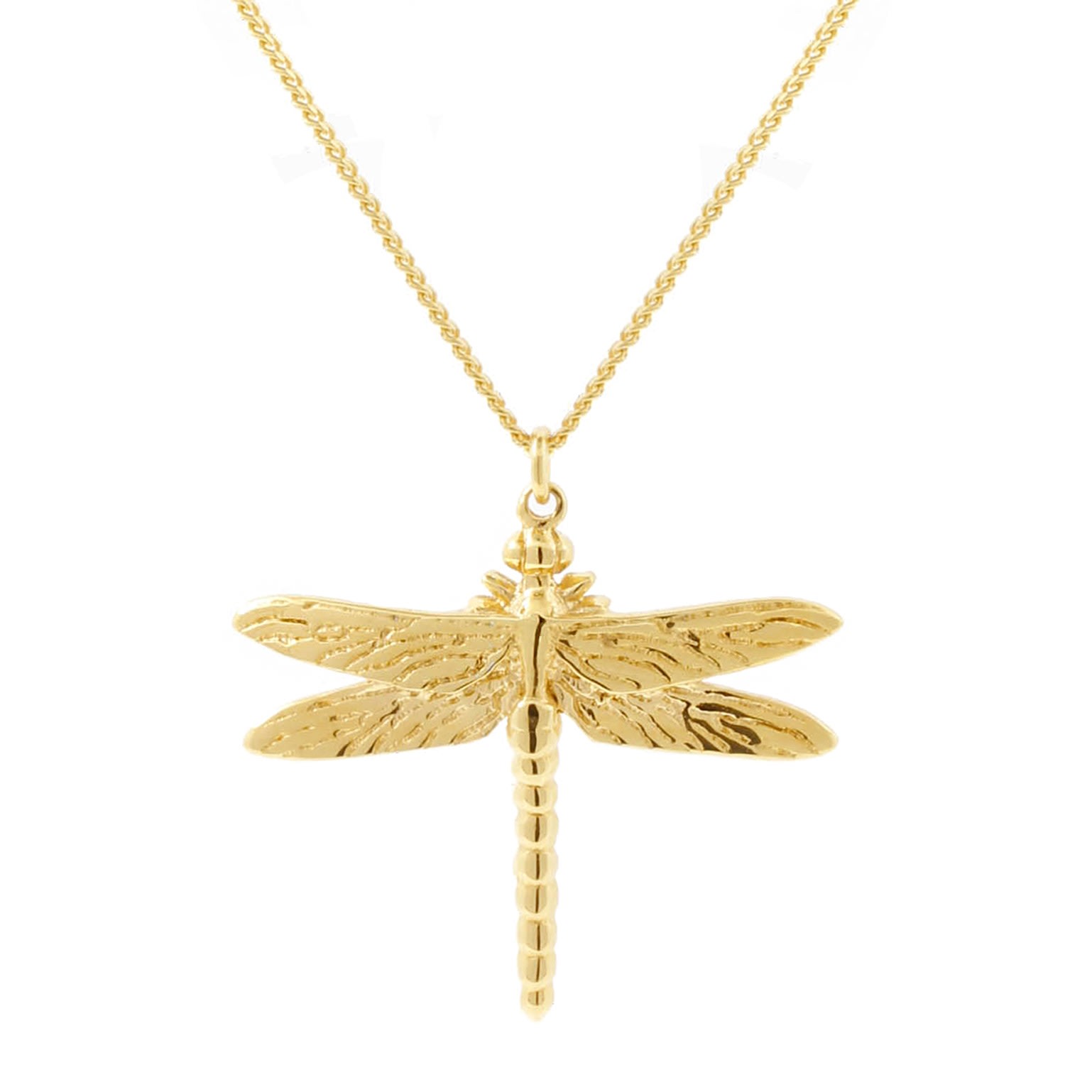 Women’s Dragonfly Necklace - Gold Lee Renee