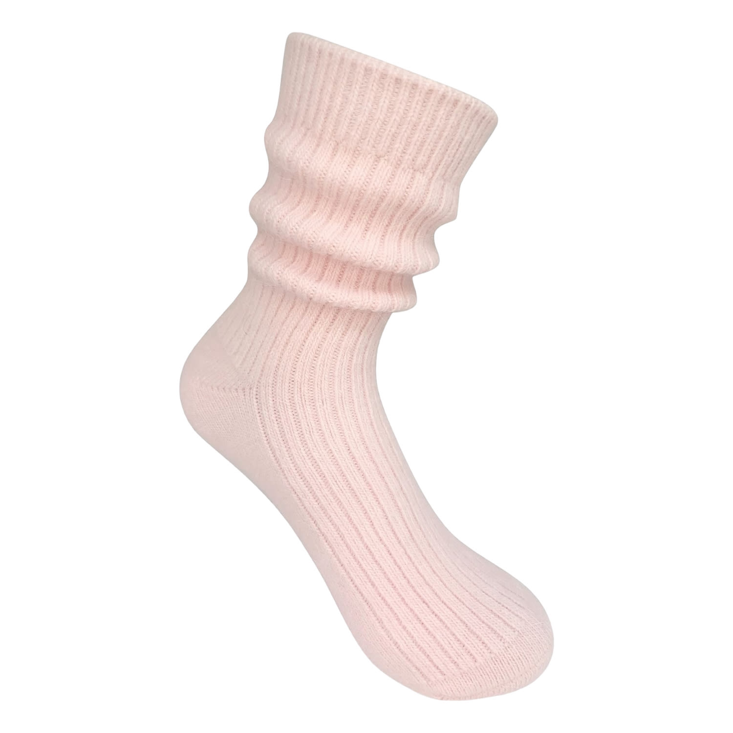 Women’s Pink / Purple Cashmere Cloud Sock Pink Coconut Ice One Size High Heel Jungle by Kathryn Eisman