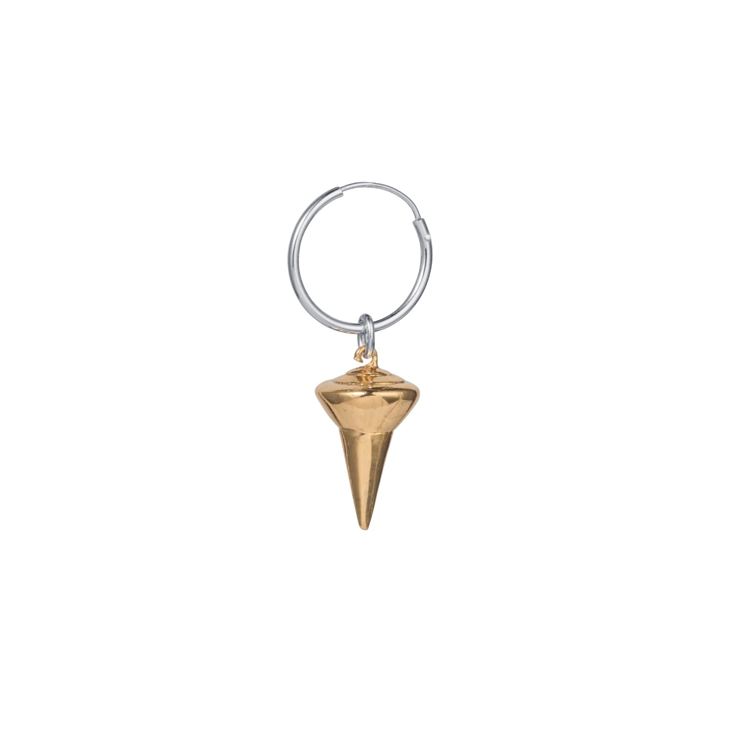 Women’s Gold / Silver Flooid Pendulum Single Earring Nadia Minkoff