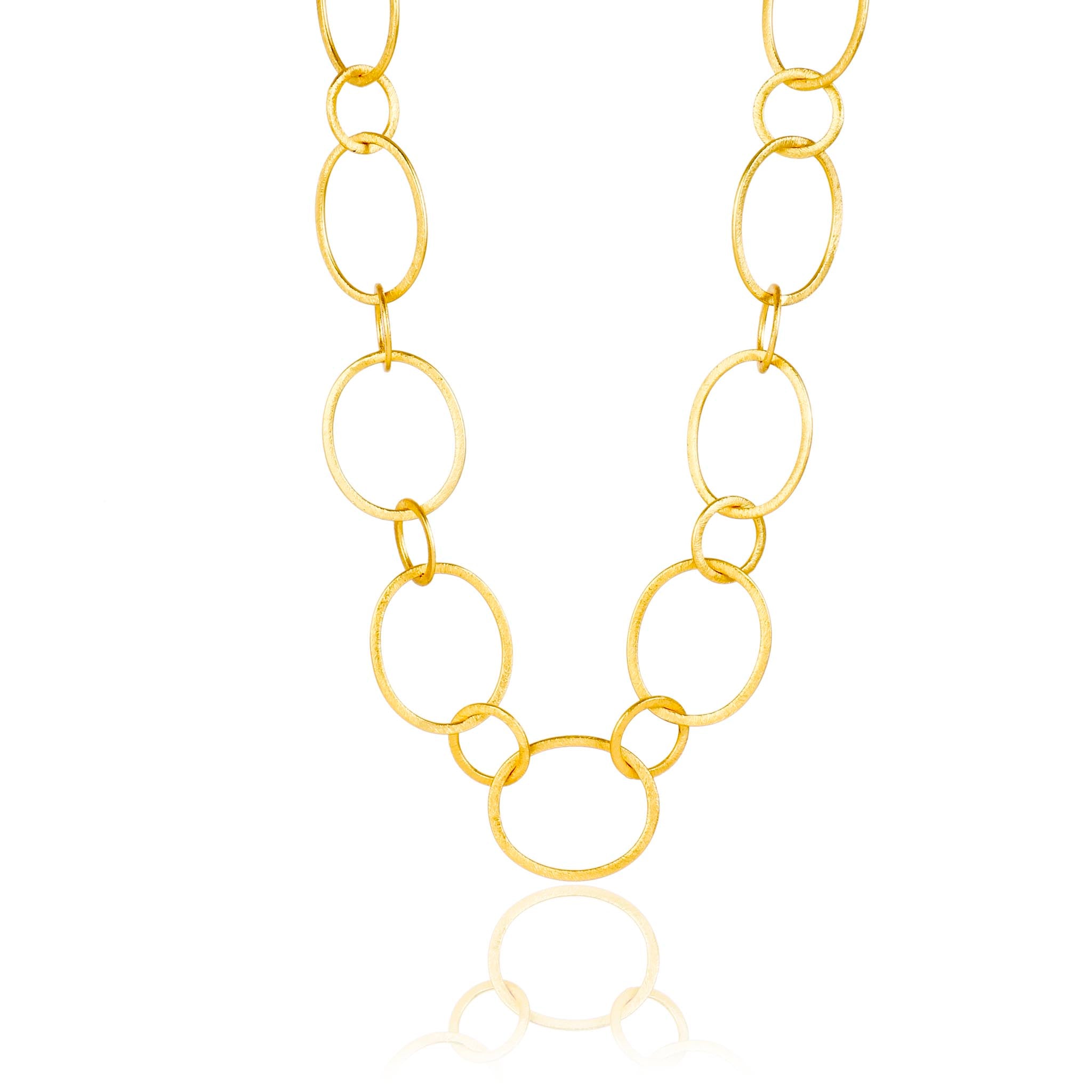 Women’s Circle Loop Chain Gold Lila Rasa