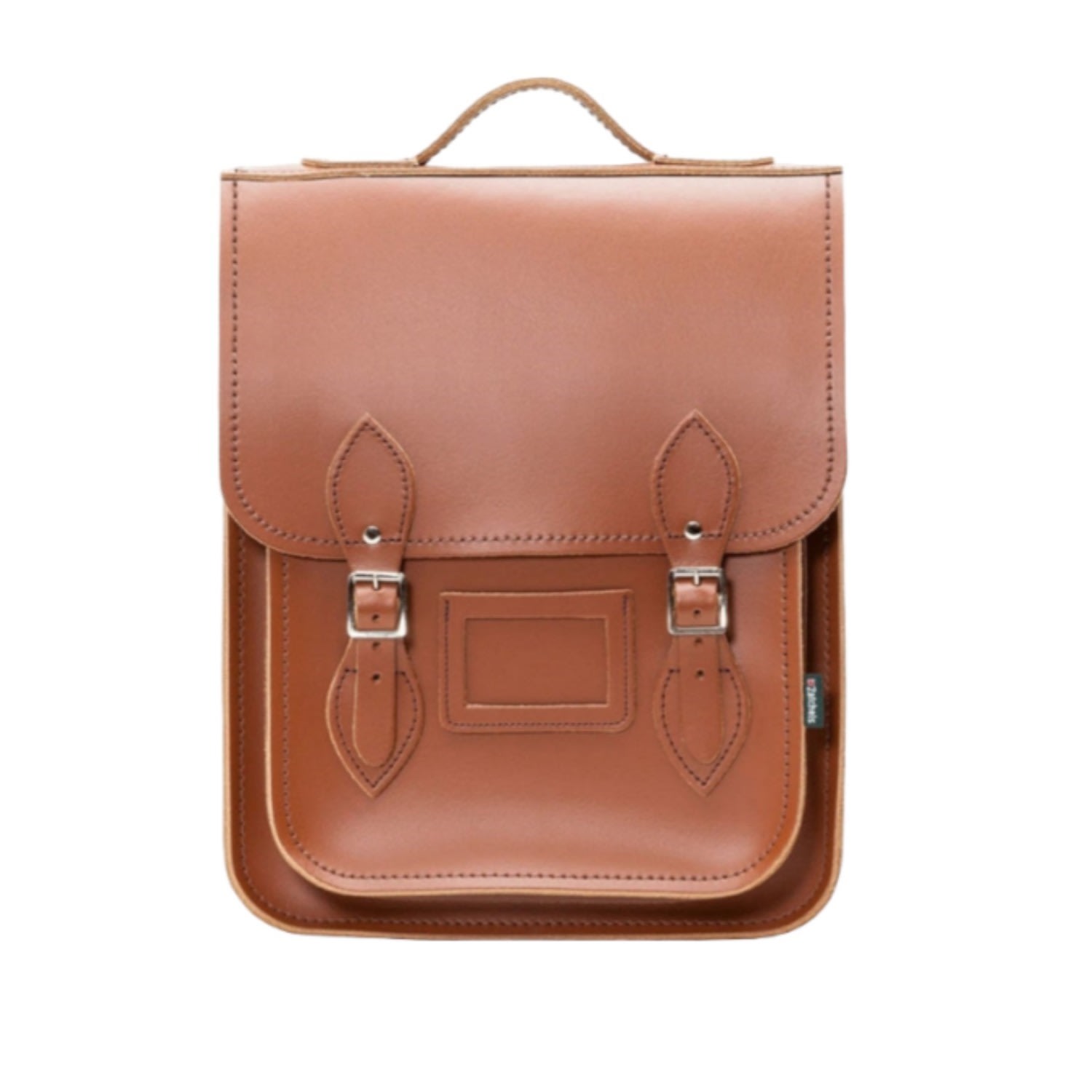 Women’s Brown Handmade Leather City Backpack Plus - Chestnut One Size Zatchels